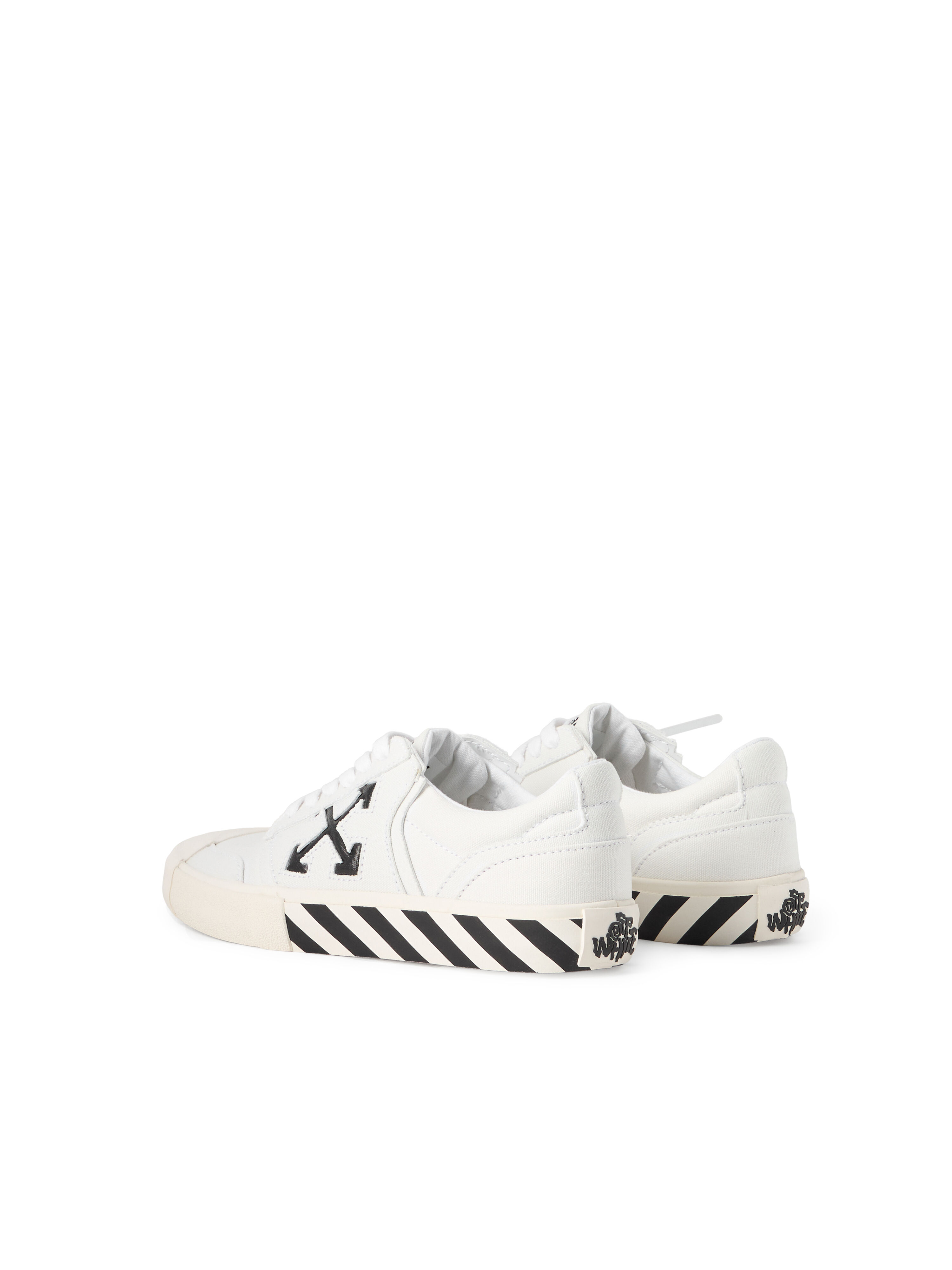OFF WHITE Vulcanized Undercut Sneakers WHITE - BLACK OWIA28HF25FAB001