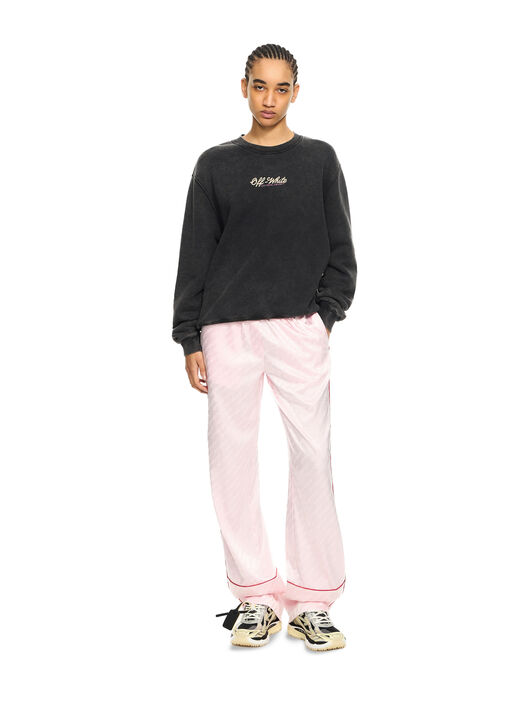 OFF WHITE Royal Jewels Sweatshirt Marble Black-Lemon Icing 2BA055S26FLE005