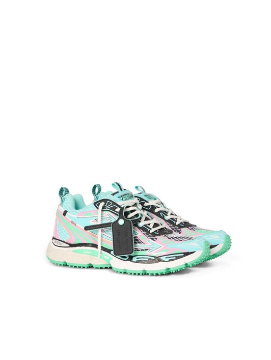 Be Right Back Fishnet Sneakers OFF WHITE Be Right Back Fishnet Sneakers AQUA - MINT OMIA295S26FAB004