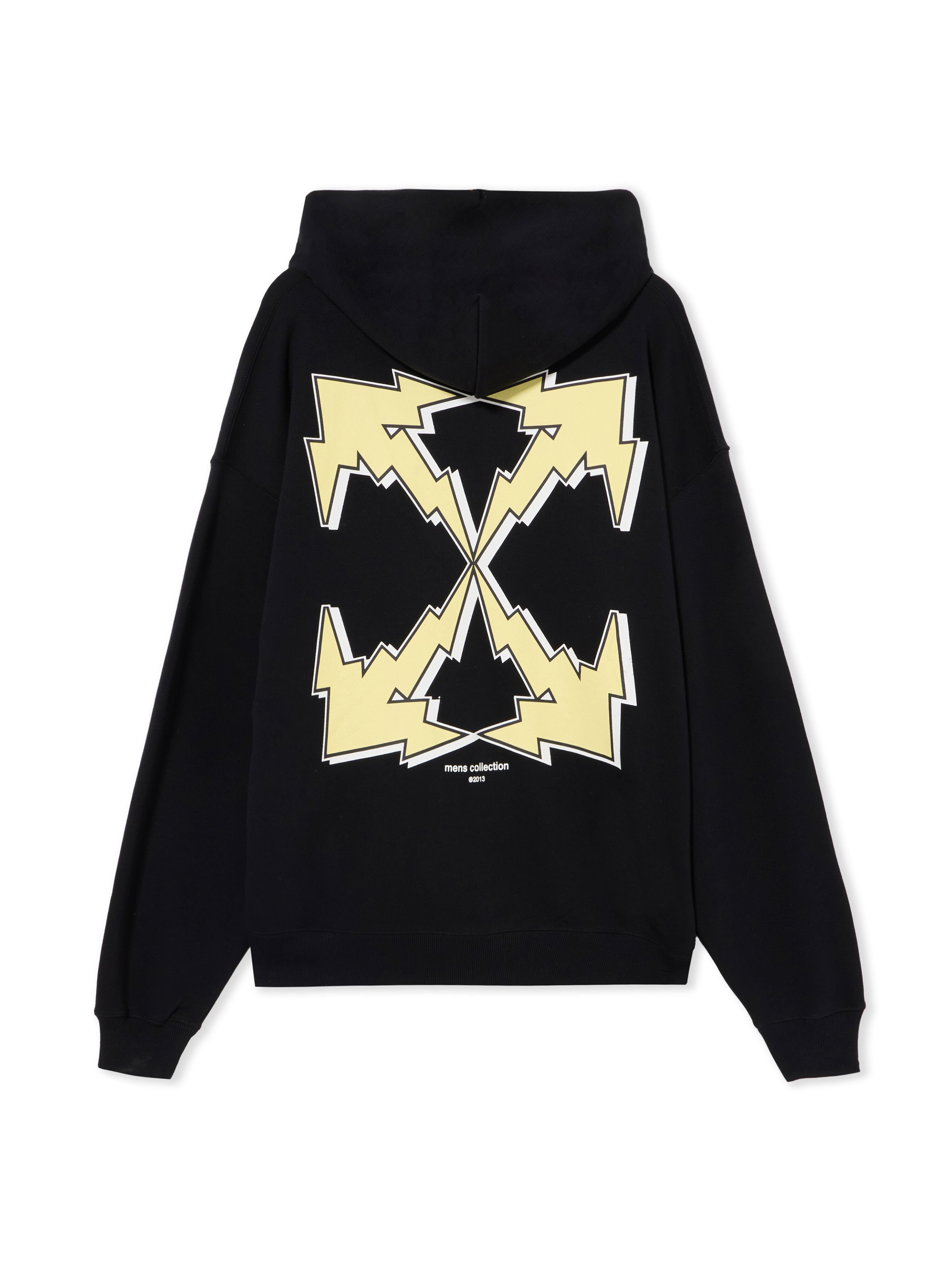 OFF WHITE Bolt Arrow Hoodie BLACK 44OWOS26K074