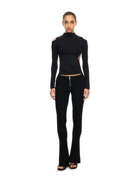 OFF WHITE Sleek Meteor Long-Sleeved Top Black-Black 2AD27PS26JER001