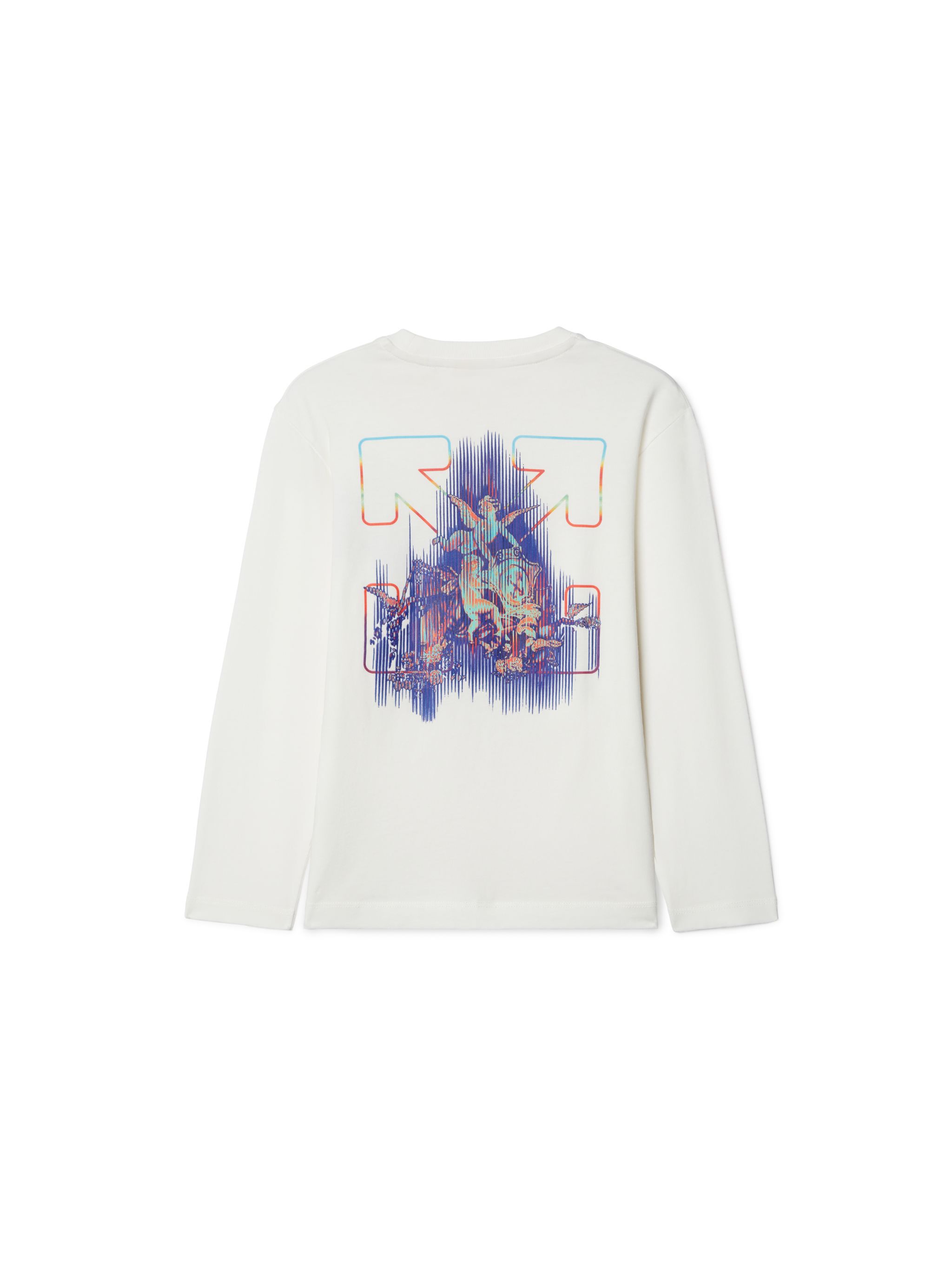 OFF WHITE Top Putti A Maniche Lunghe BIANCO OBAB001S25JER002