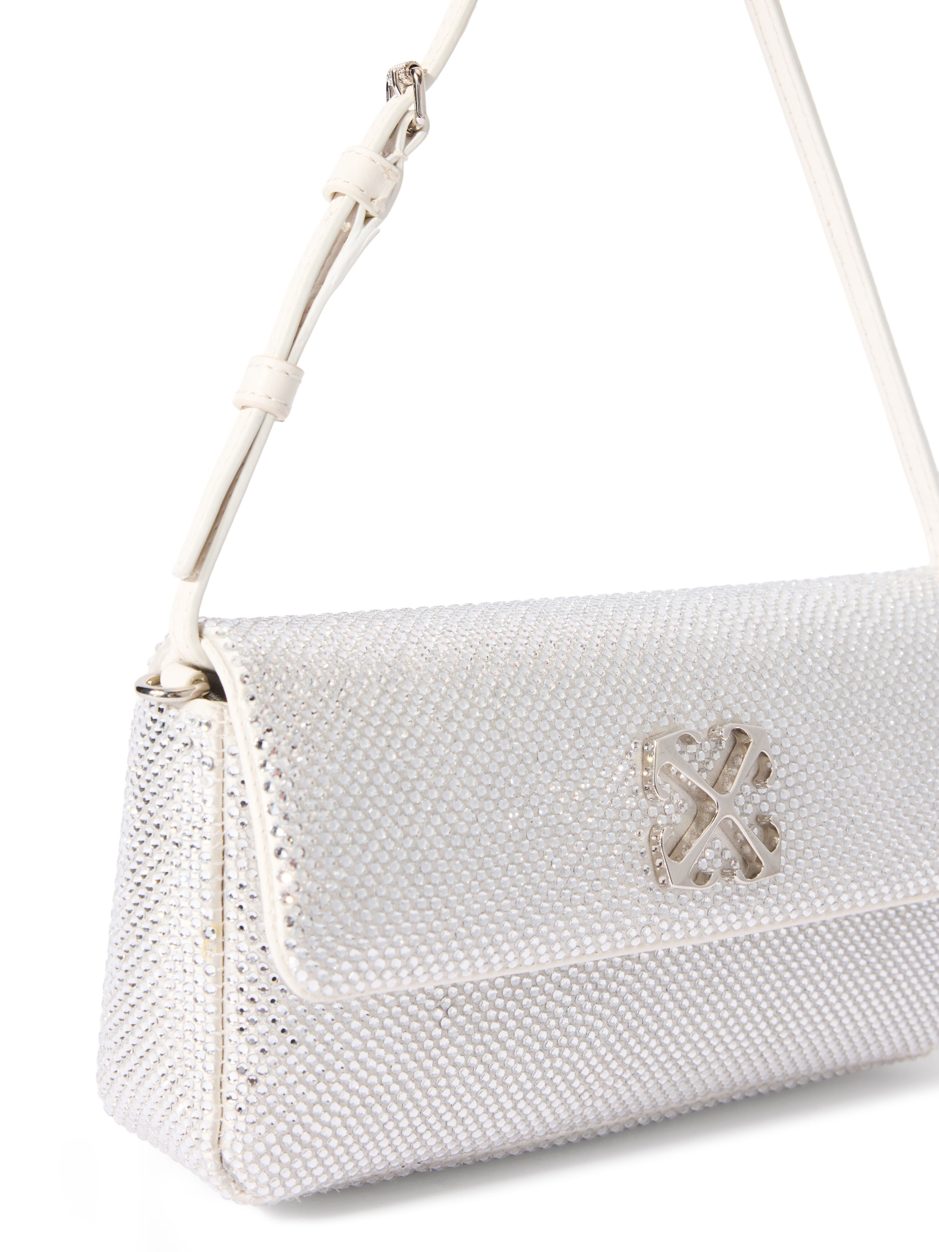 OFF WHITE Jitney Shoulder 0.7 Strass Bag FLAME OWNN18BF25FAB001
