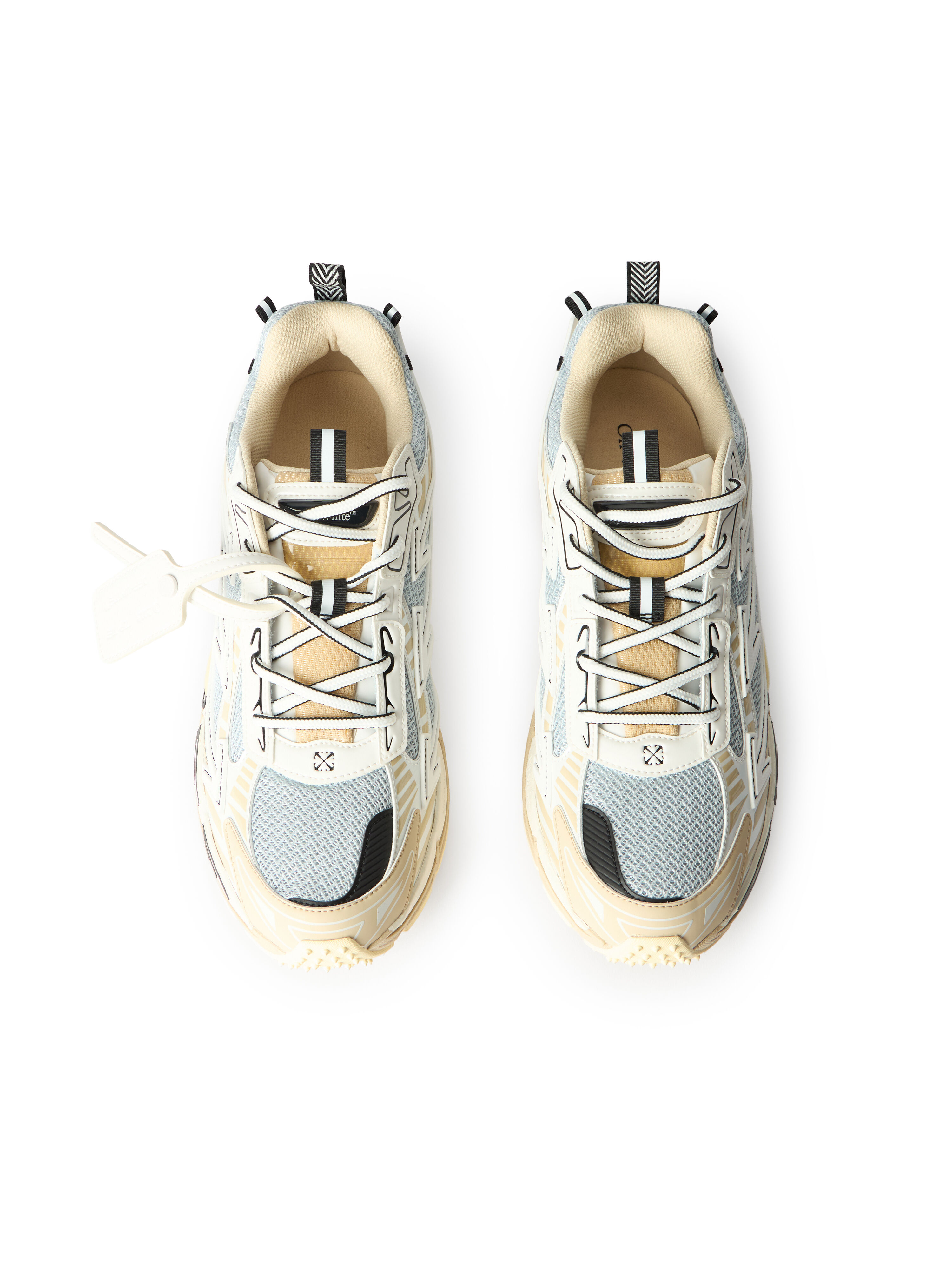 Be Right Back Sneakers in LIGHT GREY - CARAMEL for Men | Off-White™
