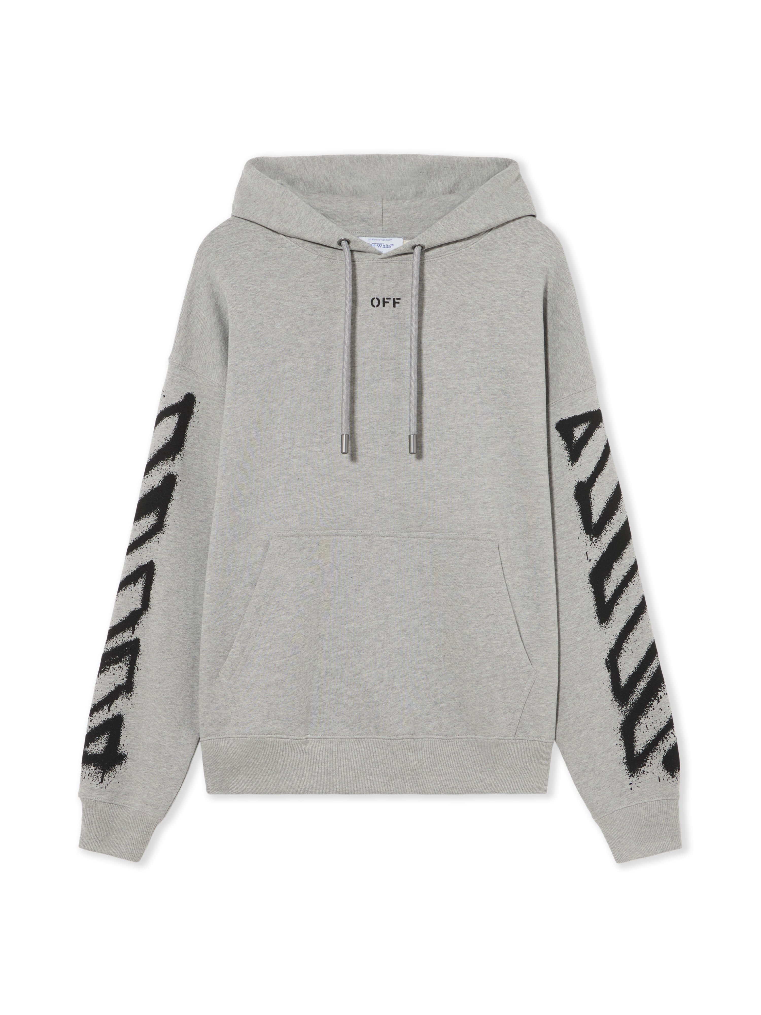 Spray Can Arrow Skate Hoodie OFF WHITE Spray Can Arrow Skate Hoodie LIGHT HEATHER GREY 44MBB085F5001