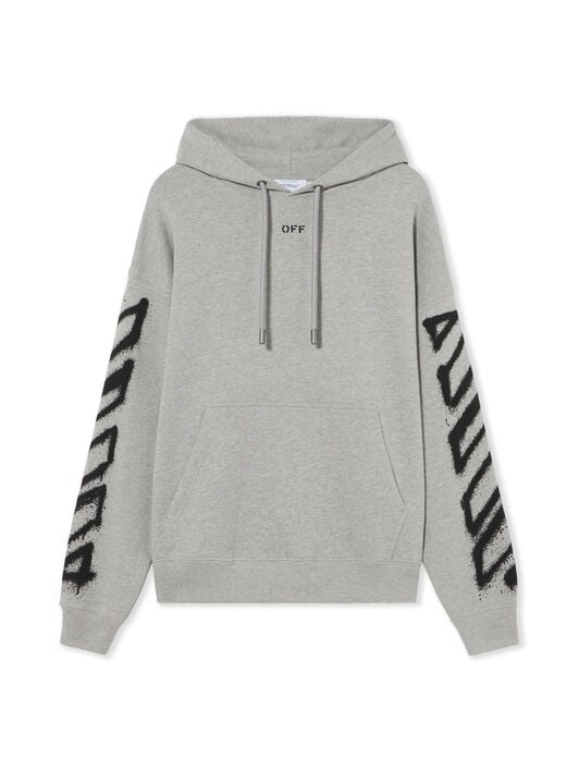Spray Can Arrow Skate Hoodie OFF WHITE Spray Can Arrow Skate Hoodie LIGHT HEATHER GREY 44MBB085F5001
