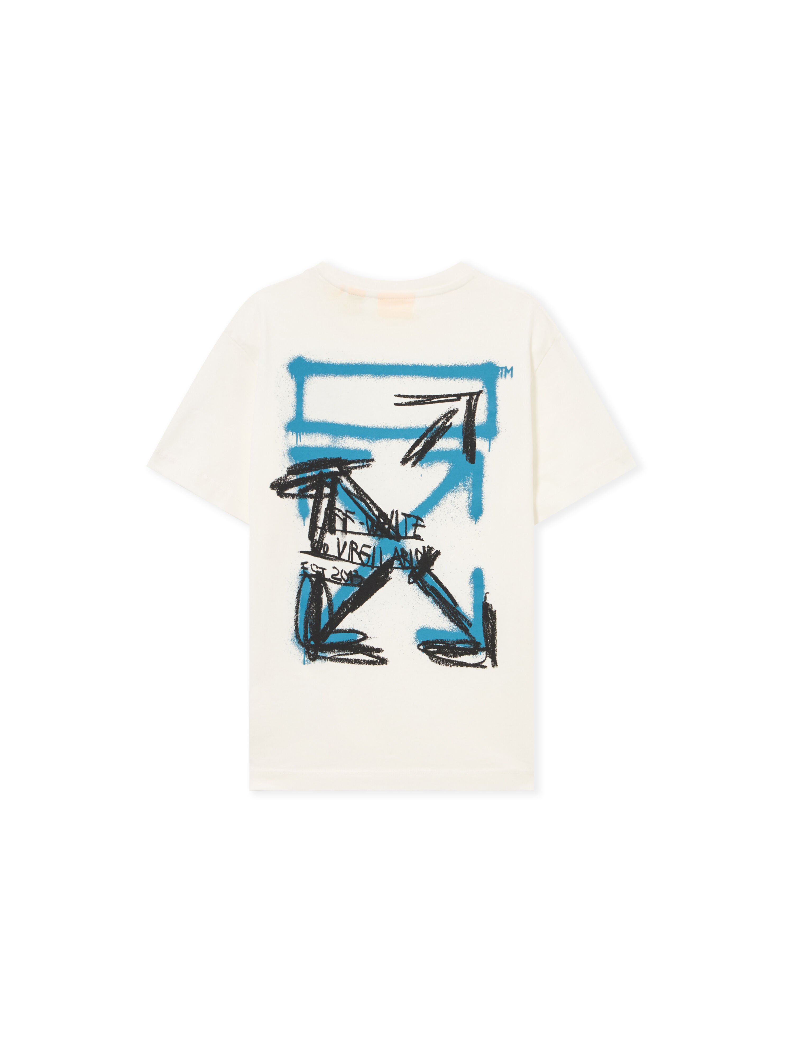 OFF WHITE Arrow Spray Tee S/S WHITE 44BAA002S26J00E