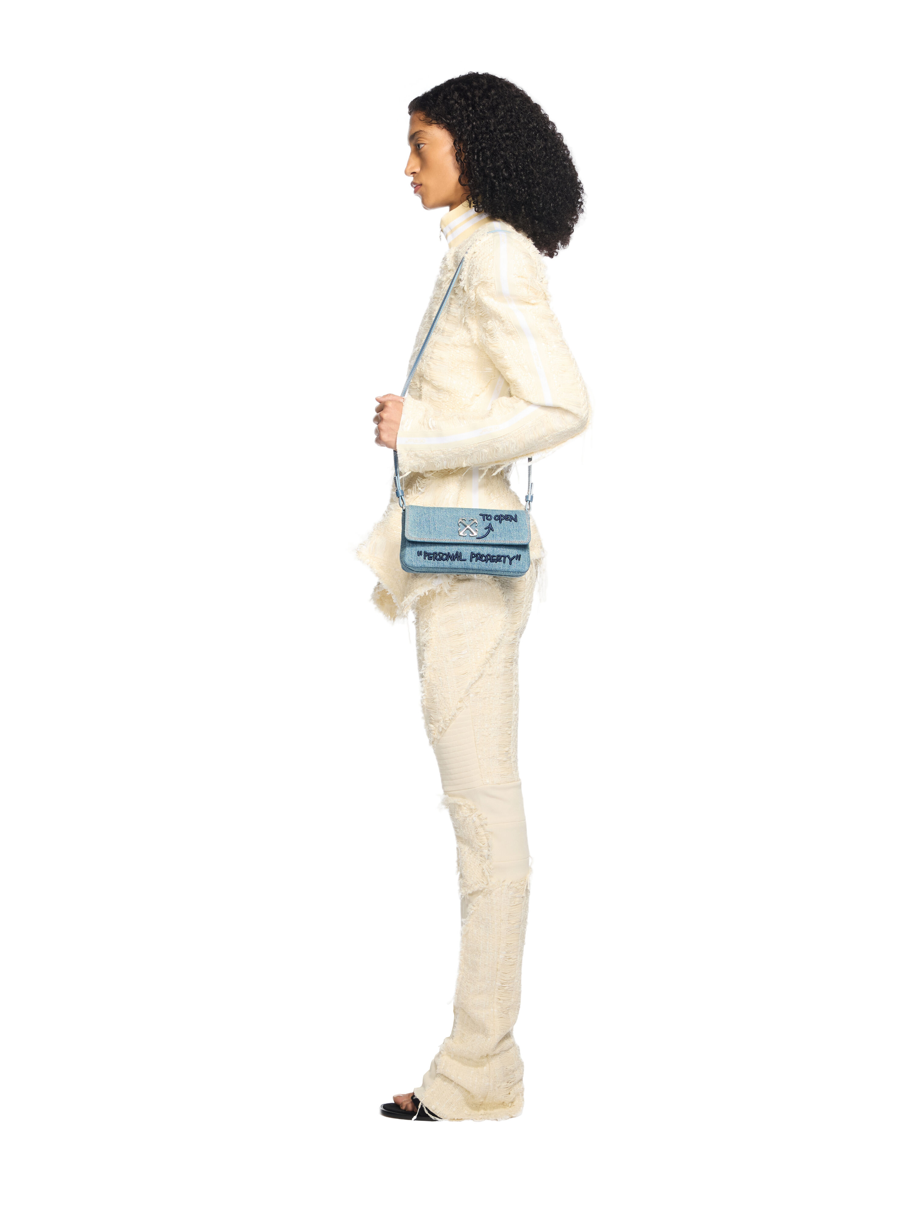 レディース OFF WHITE 0.7 jitney bag ショルダーバッグ