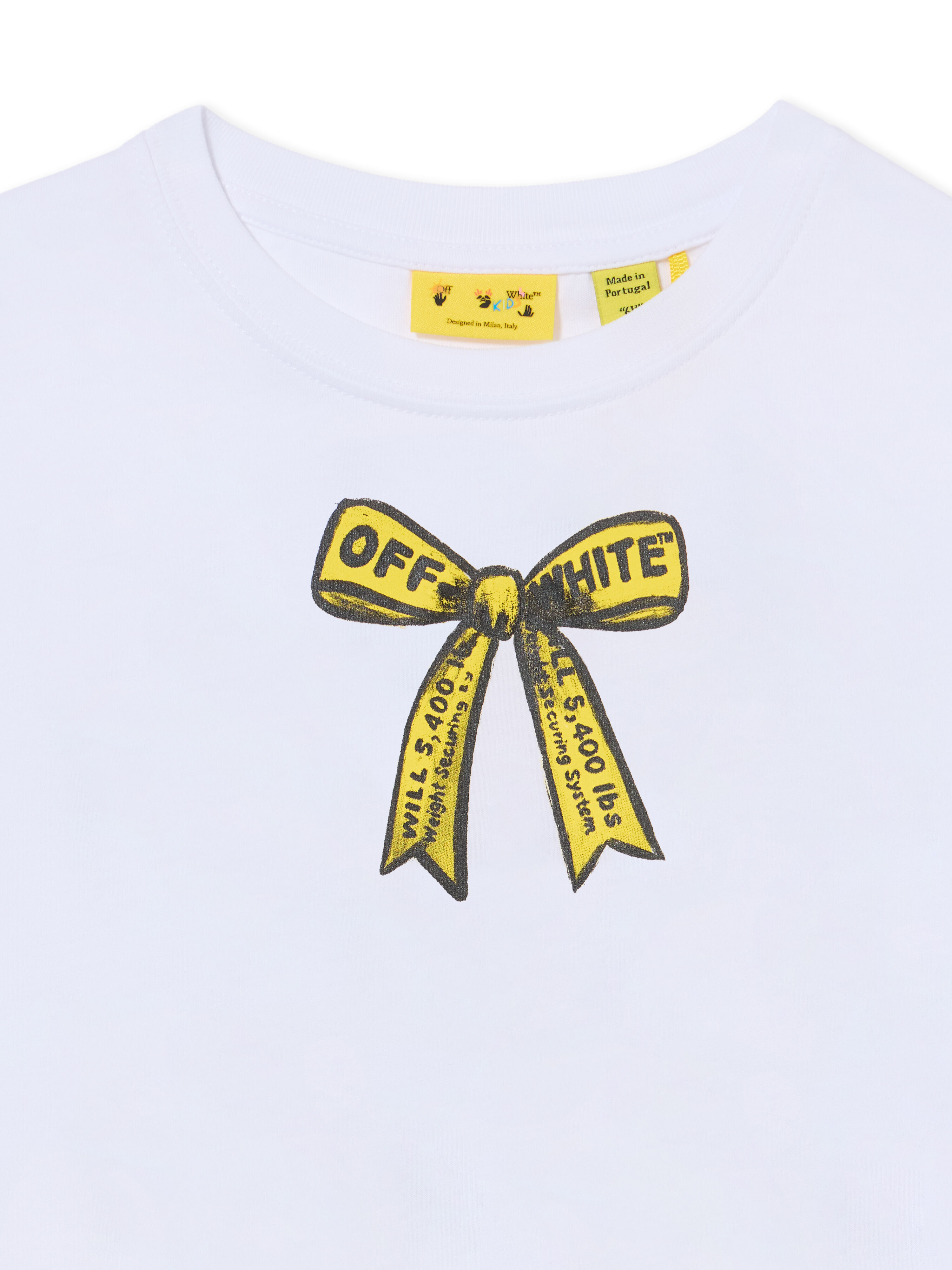 Arrow Industrial Tape T-Shirt OFF WHITE Arrow Industrial Tape T-Shirt WHITE 44GAA001F26J009
