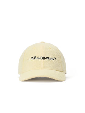 LAB L/AB Embroidered Sherpa Baseball Cap LEMON ICING LAB7200159