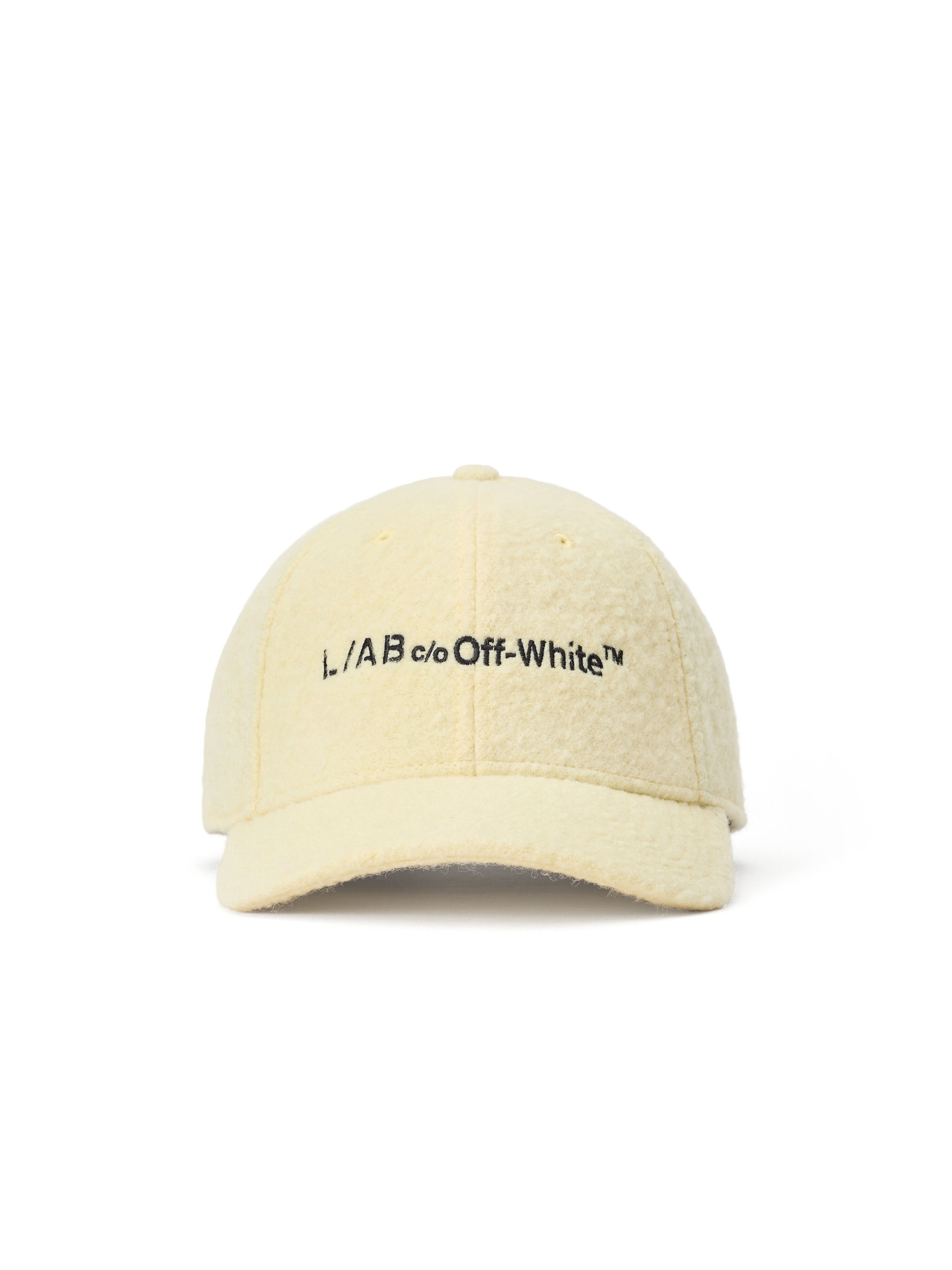 LAB L/AB Embroidered Sherpa Baseball Cap LEMON ICING LAB7200159