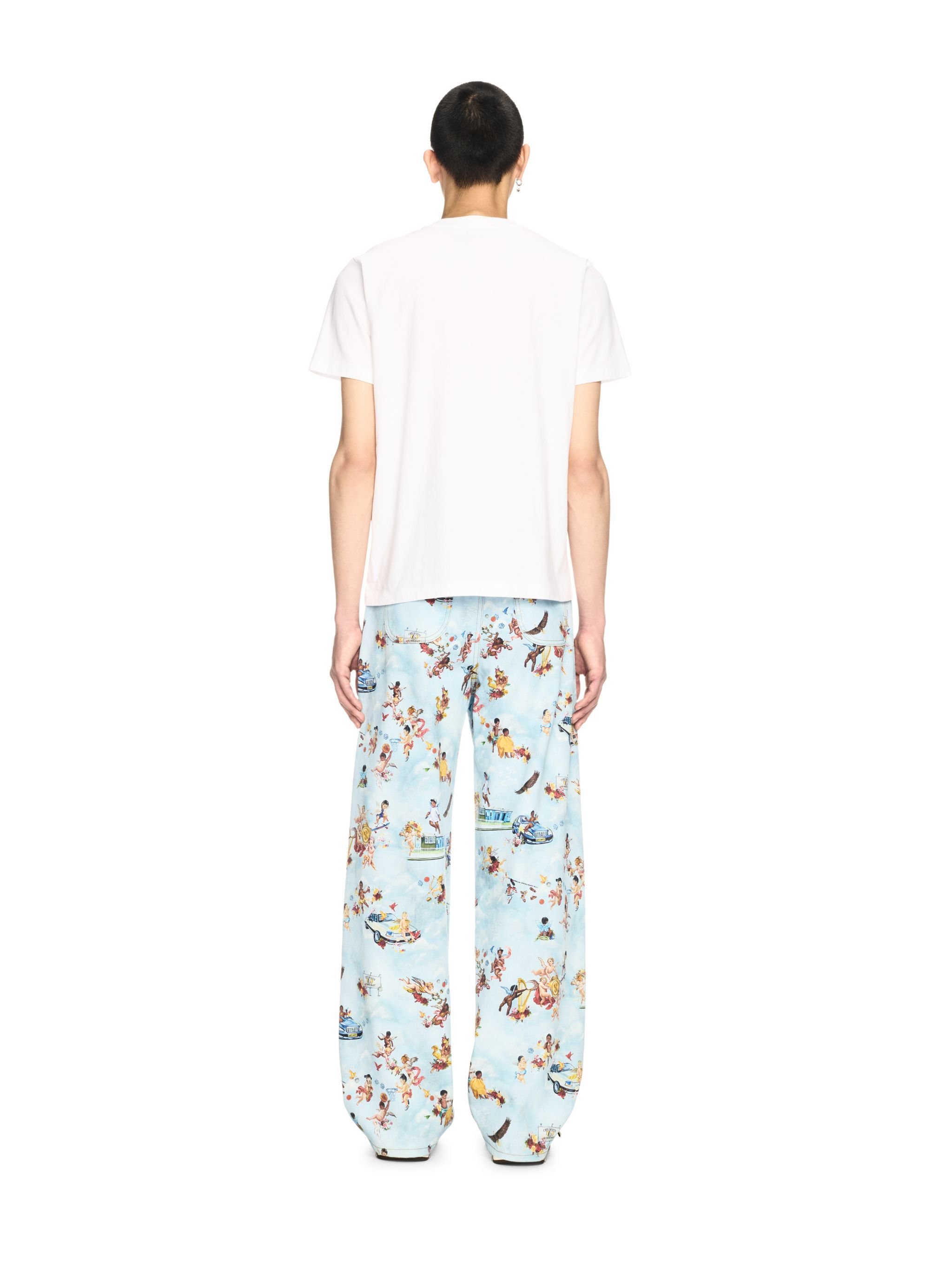 OFF WHITE Hellblaue/Multifarbene Fresko Jeans BLAU OMYA18BS25DEN002