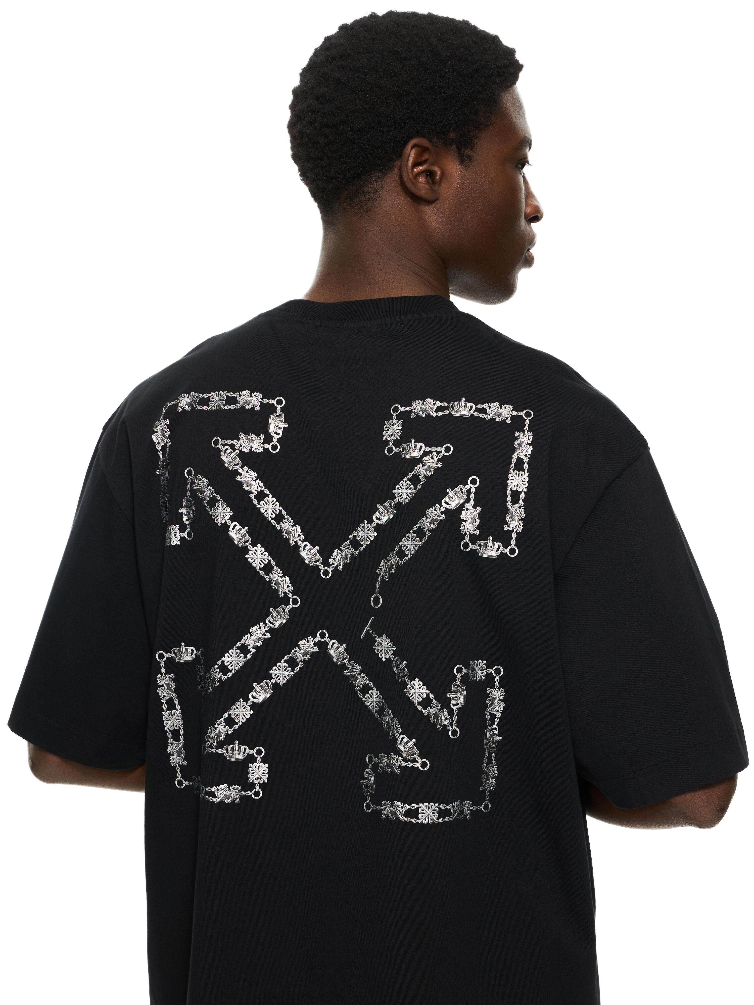 Chain Arrow Skate T-shirt in BLACK for Men | Off-White™