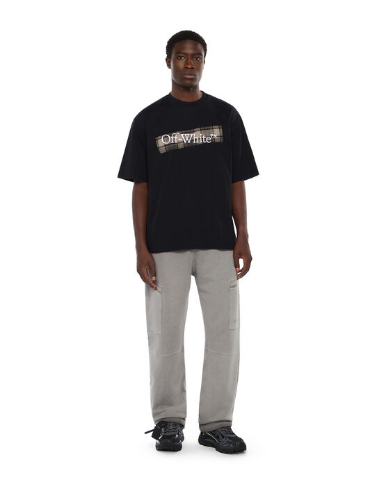 OFF WHITE Laundry Diagonal Cargo Sweatpants DEGRADÉ BLACK - DEGRADÉ BLACK OMCH059F25FLE003