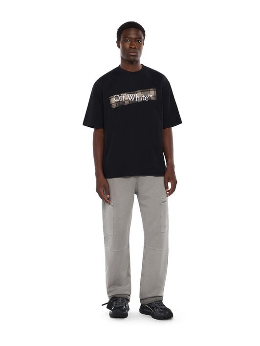 Laundry Diagonal Cargo Sweatpants OFF WHITE Laundry Diagonal Cargo Sweatpants DEGRADÉ BLACK - DEGRADÉ BLACK OMCH059F25FLE003