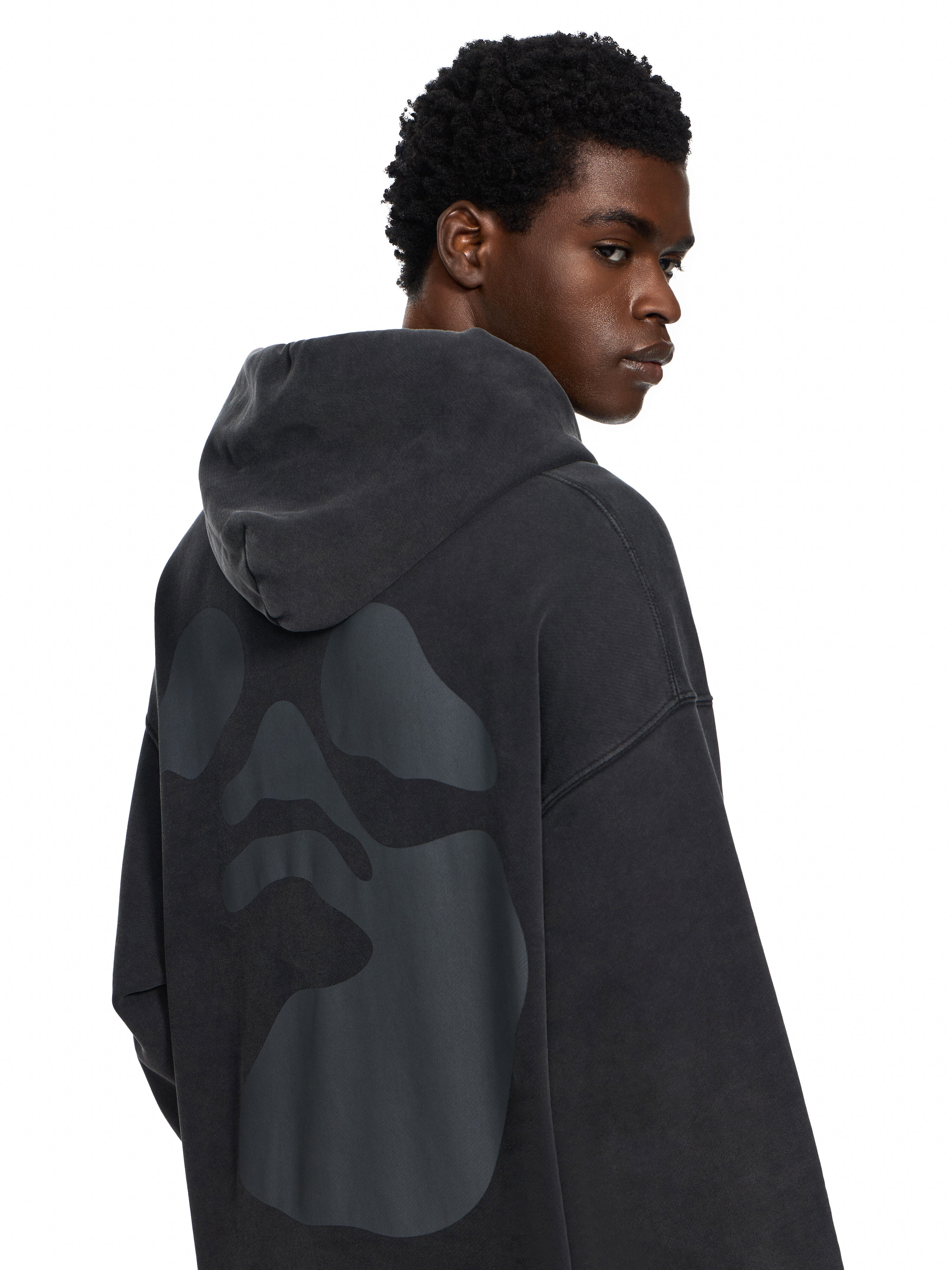 Swimming Face Skate Hoodie OFF WHITE Swimming Face Skate Hoodie VINTAGE BLACK 44MBB085F26F00A