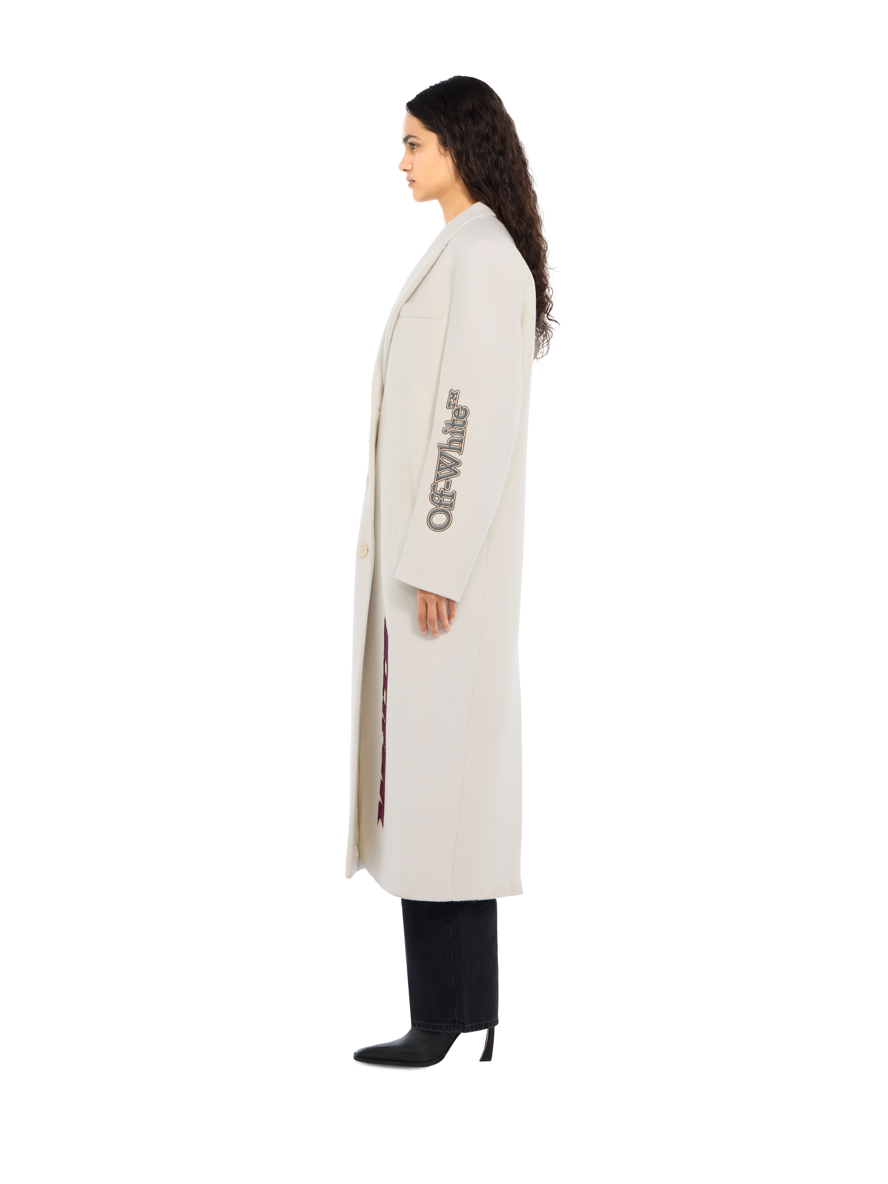 Racing Long Coat OFF WHITE Racing Long Coat Egret Hawthorn Rose 2FG00472T