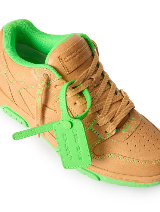 OFF WHITE Out Of Office Sneakers SADDLE BRN/GREEN OF05734210