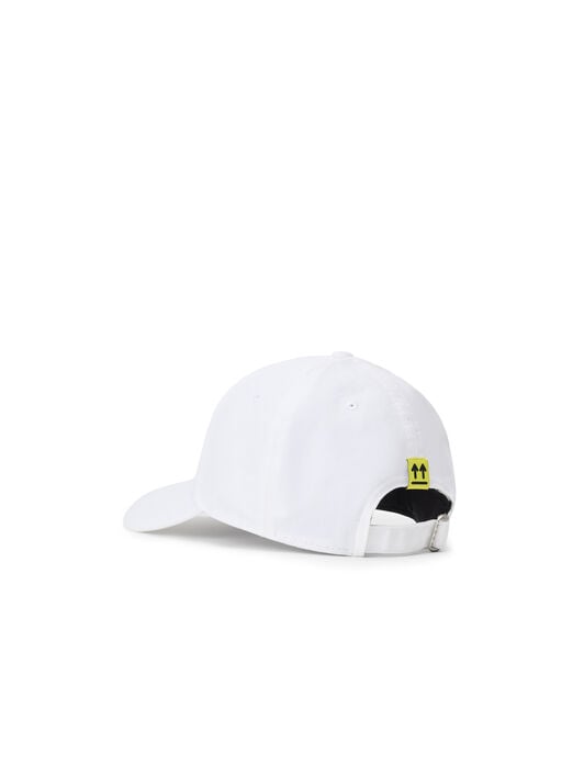 LAB L/AB Logo Embroidered Baseball Cap WHITE LAB7200154