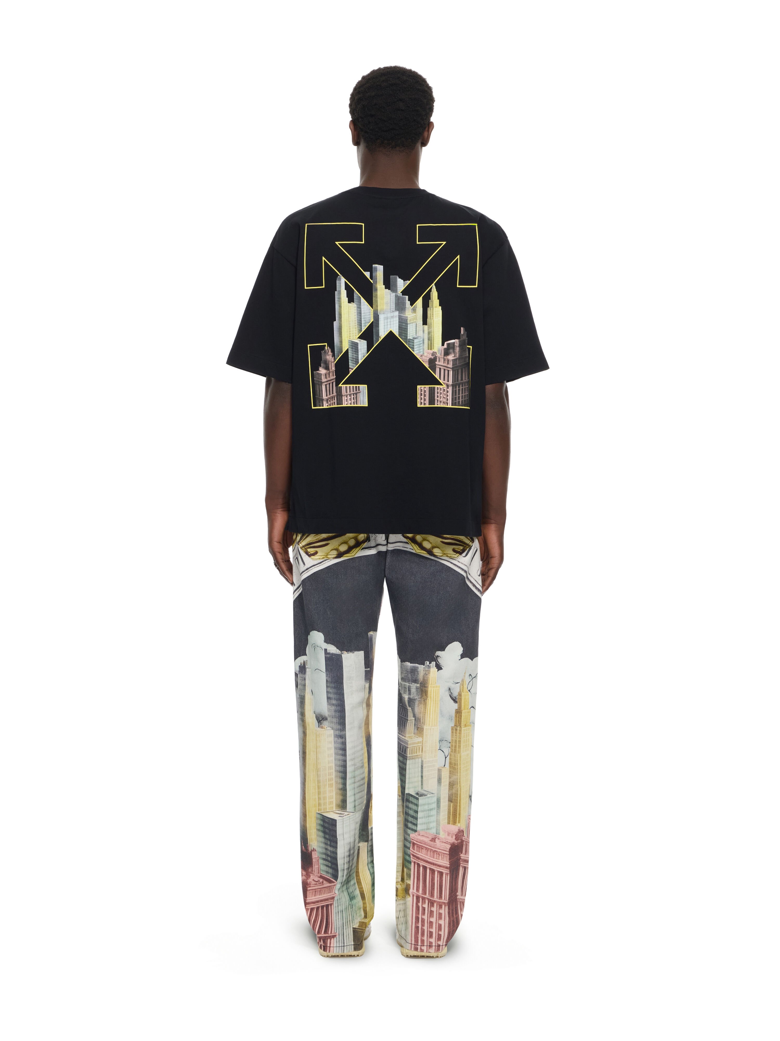 OFF WHITE Palace Arrow Skate T-shirt BLACK 44MAA120Z26J001