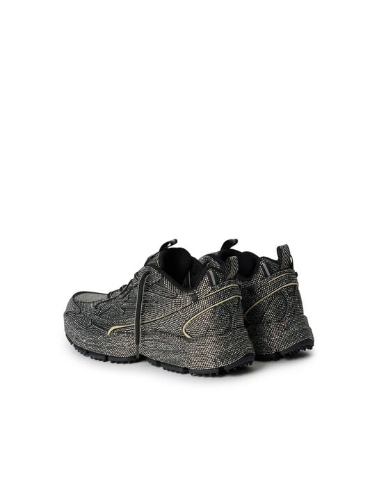 Be Right Back Crystal Sneakers OFF WHITE Be Right Back Crystal Sneakers GLITTERED - BLACK OWIA289C99FAB002