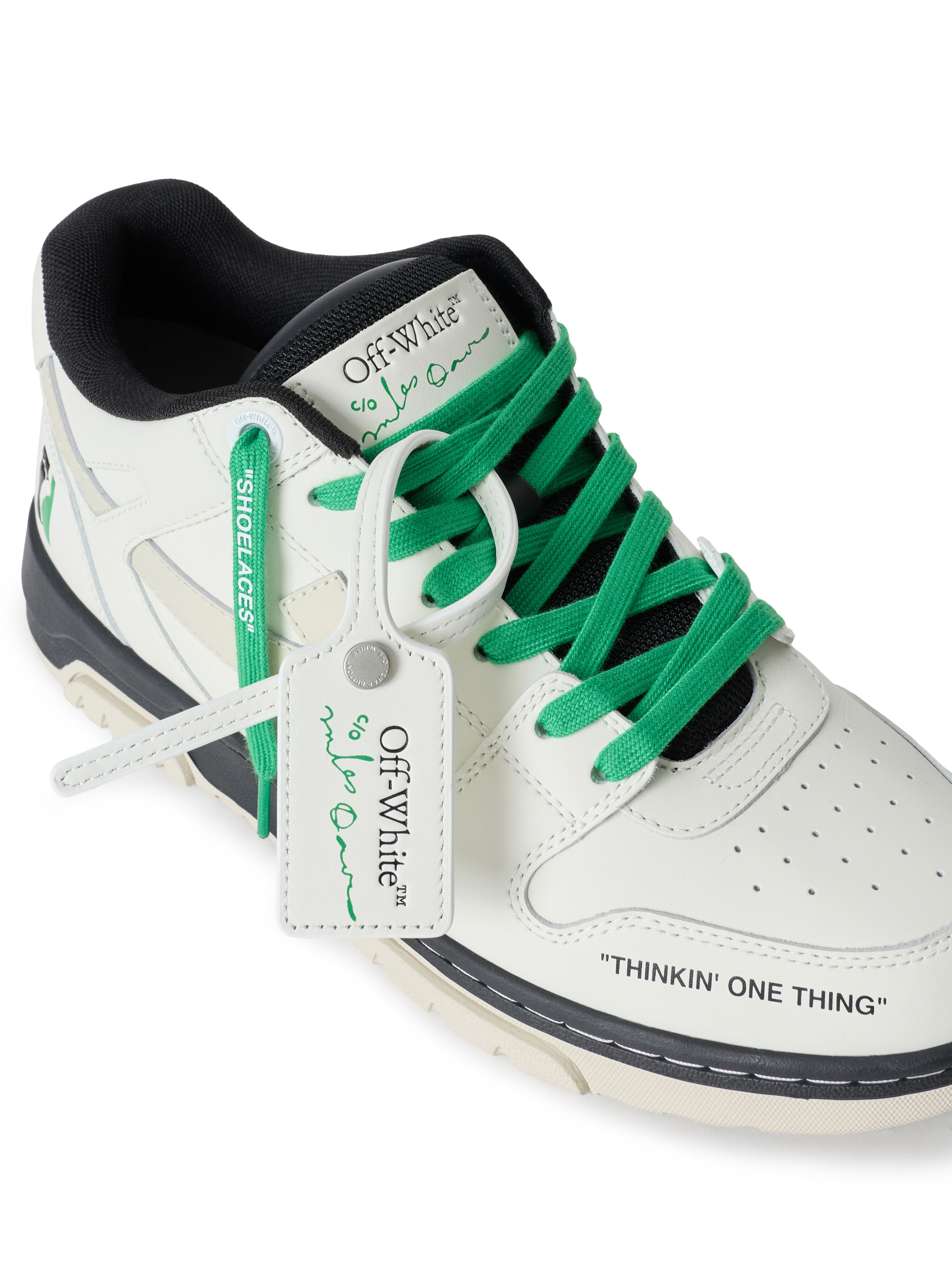 Out Of Office Miles Davis Sneakers OFF WHITE Out Of Office Miles Davis Sneakers White Green OF06605101