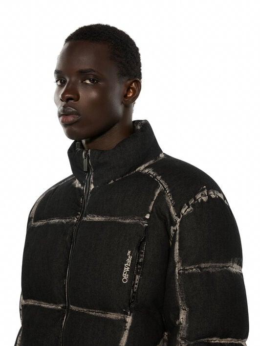 Bookish Racing Puffer Jacket OFF WHITE Bookish Racing Puffer Jacket HIGHLIGHTED BLACK 44MED06DF26D001