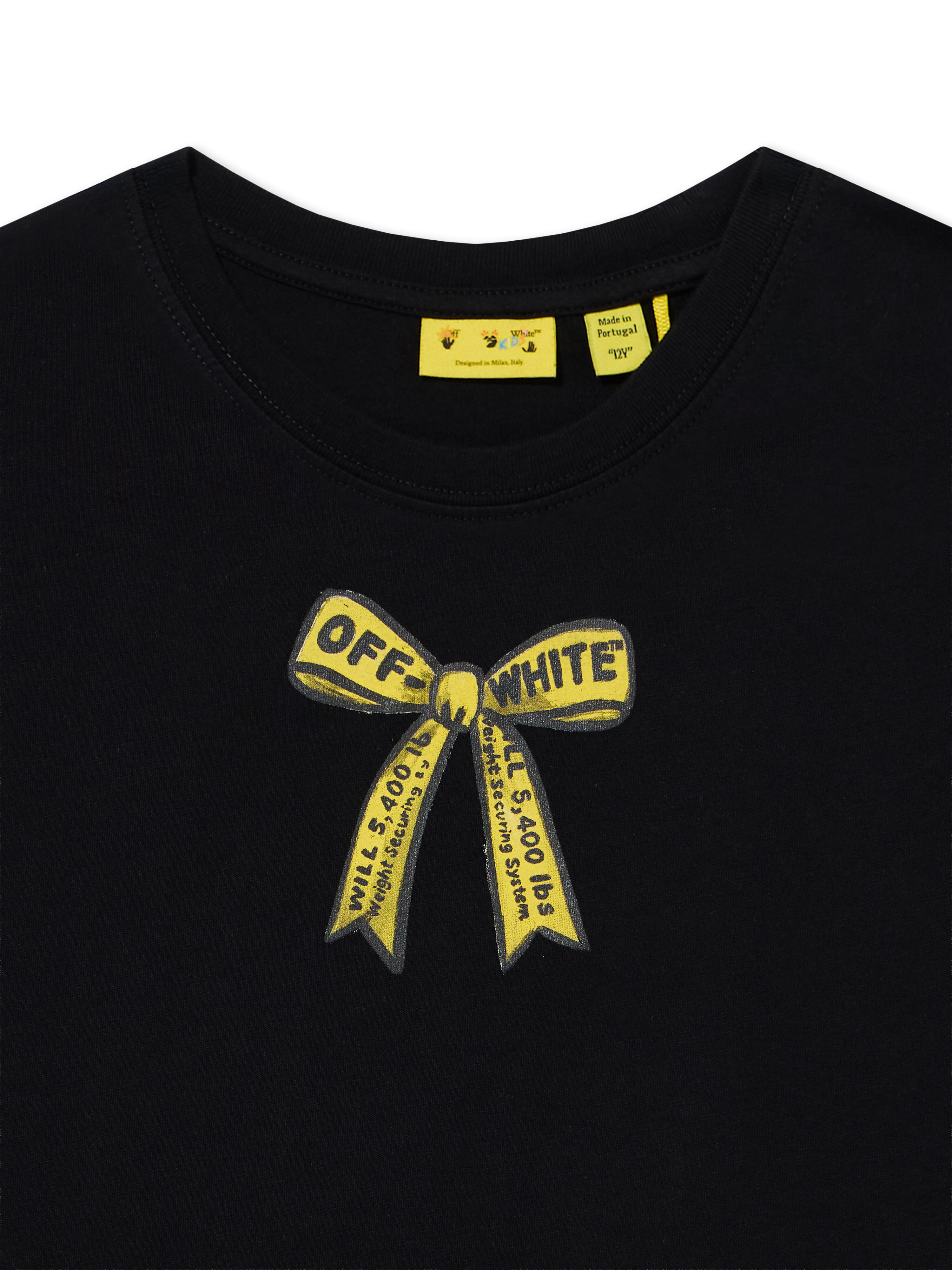Arrow Industrial Tape T-Shirt OFF WHITE Arrow Industrial Tape T-Shirt BLACK 44GAA001F26J009