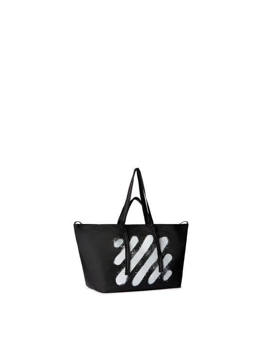 Diagonal Spray Day Off Tote Bag OFF WHITE Diagonal Spray Day Off Tote Bag BLACK - WHITE OMNA20JF25FAB001