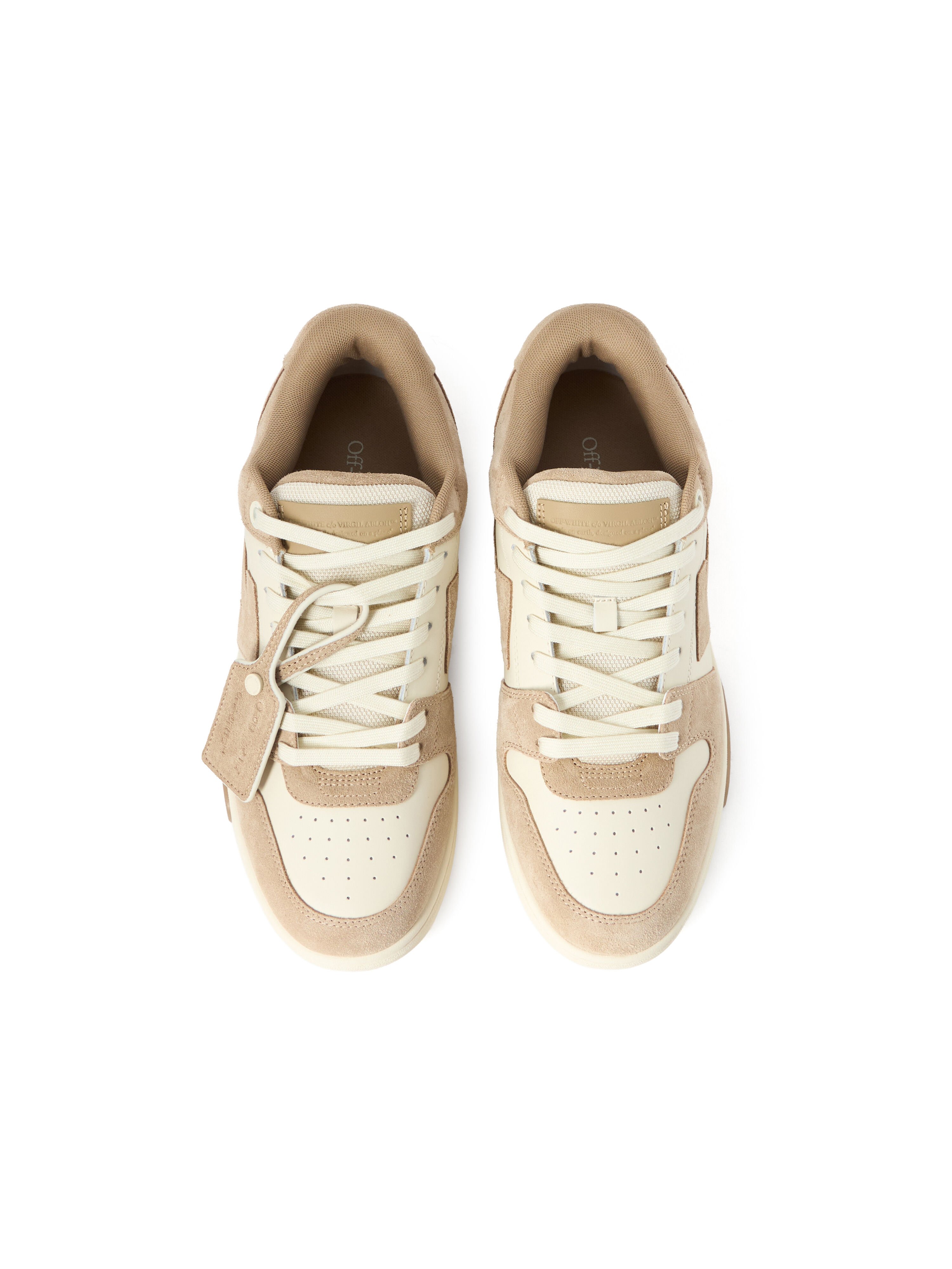 OFF WHITE Out Of Office Sneakers BEIGE - BROWN OWIA259F25LEA004