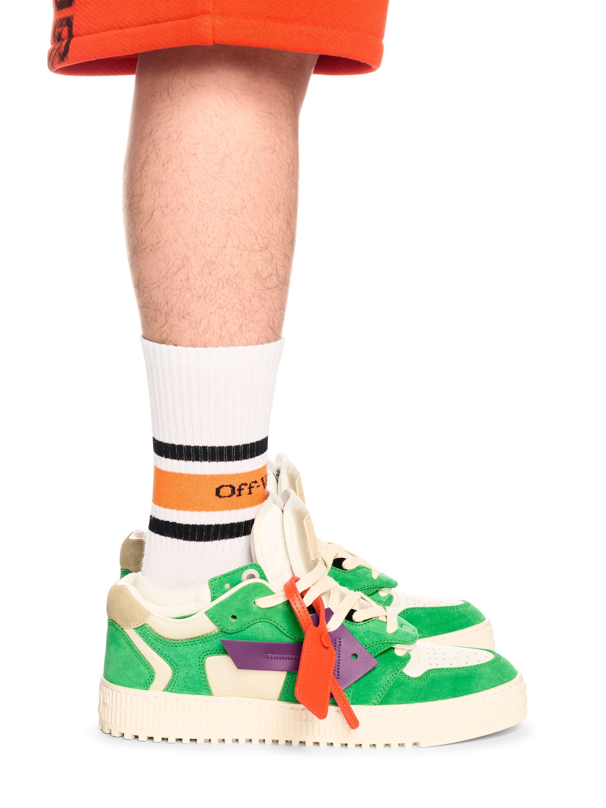 OFF WHITE Sneakers Floating Arrow Viola/Verde Prato VERDE OMIA244S25LEA002