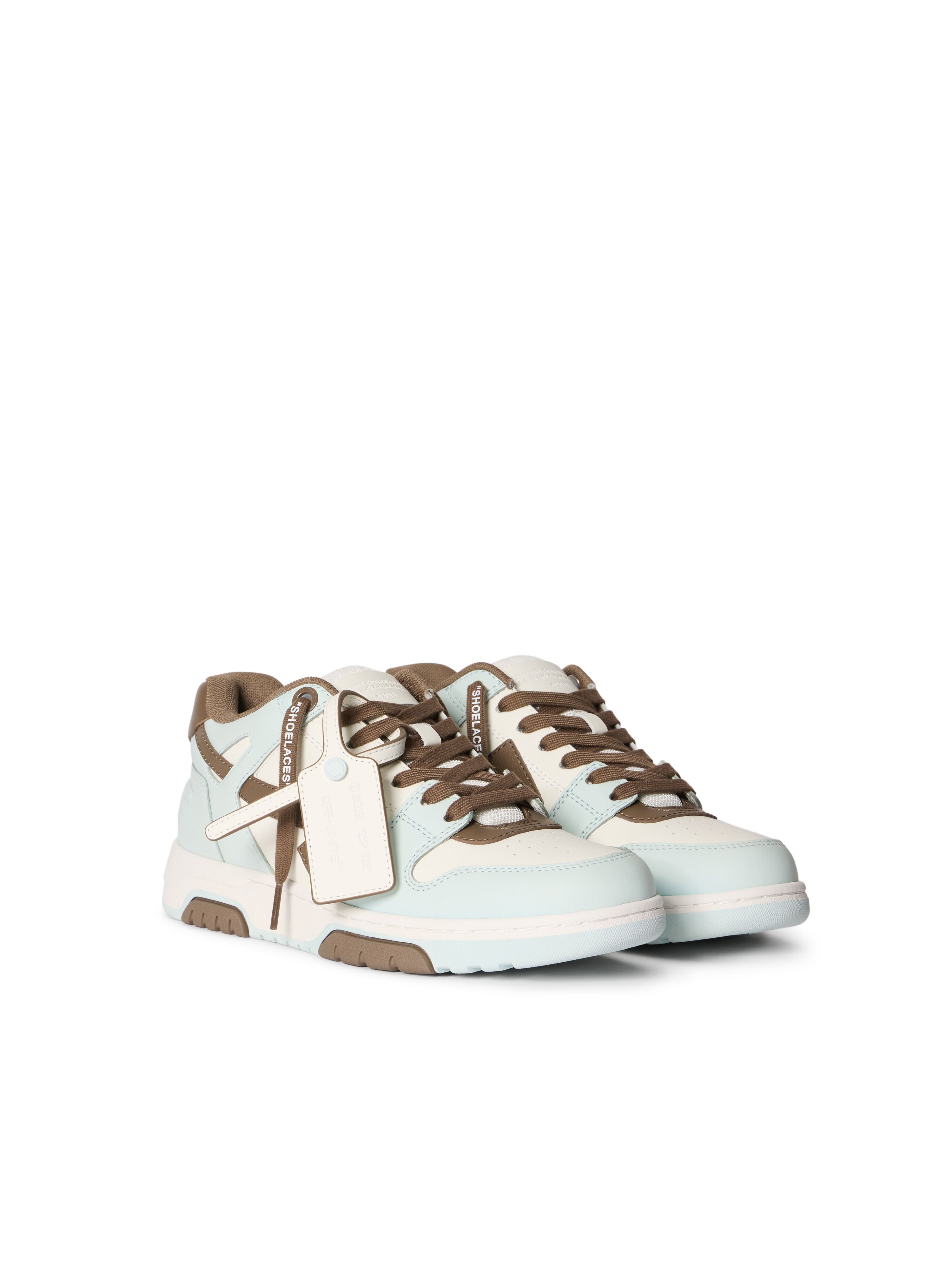 Out Of Office Sneakers OFF WHITE Out Of Office Sneakers MISTY BLUE - LIGHT BROWN OWIA259S26LEA003