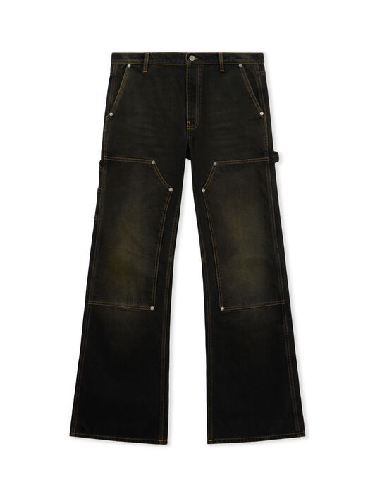 Half Arrow Flare Carpenter Jeans OFF WHITE Half Arrow Flare Carpenter Jeans DIRTY BLACK 44MYA19JF26D002
