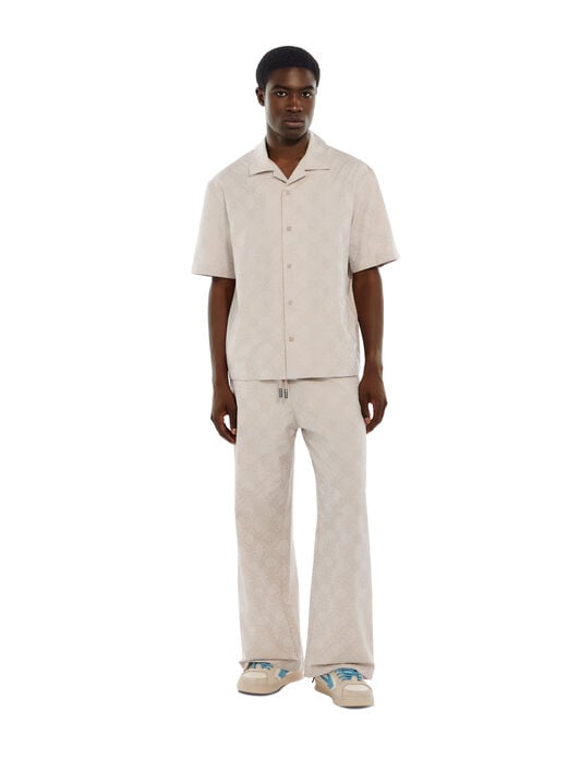 Camicia Bowling Arrow Monogram OFF WHITE Camicia Bowling Arrow Monogram STRING 44MGG01QF26F004