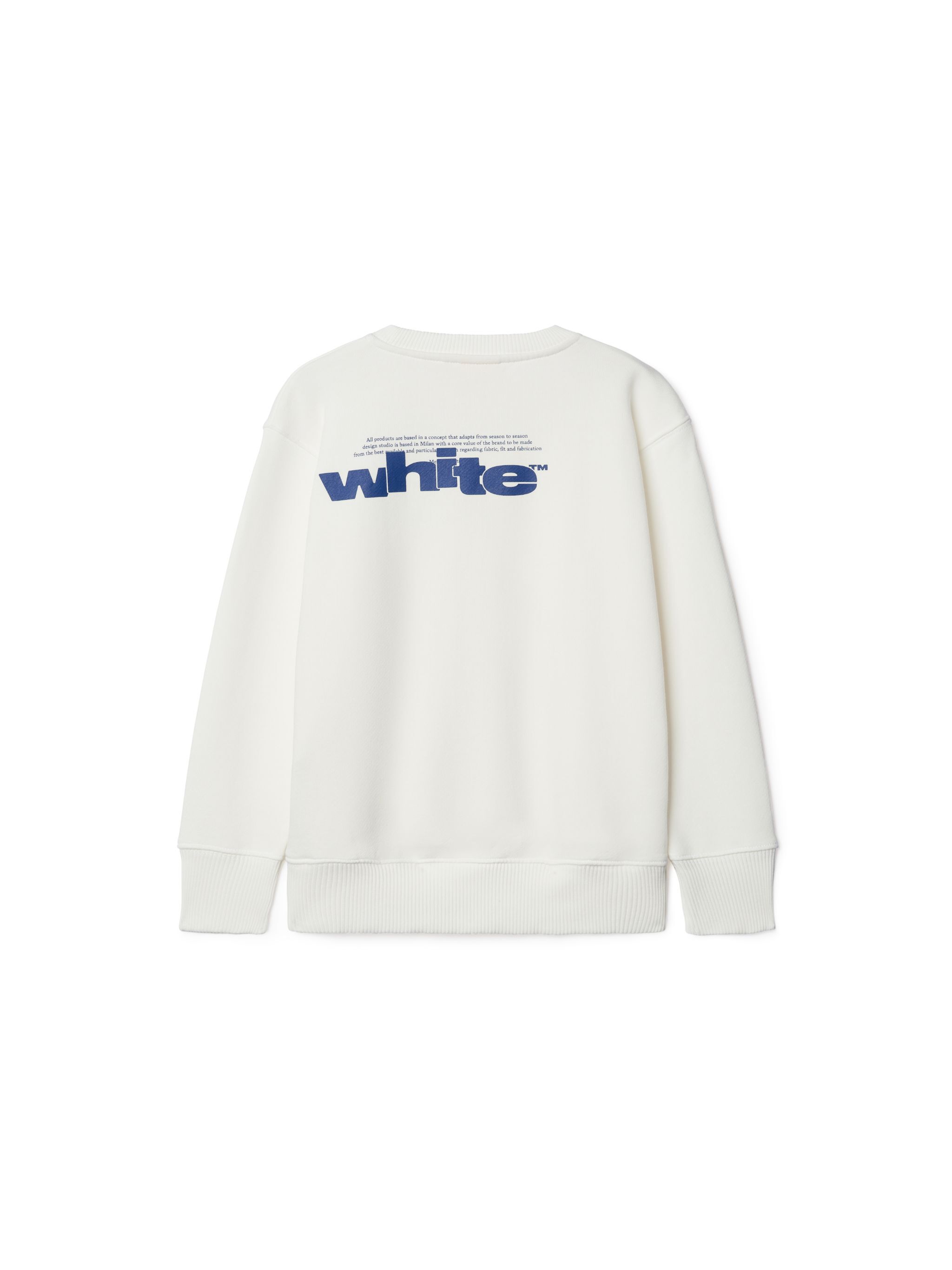 OFF WHITE Off Split Sweatshirt WEISS OBBA001S25FLE002