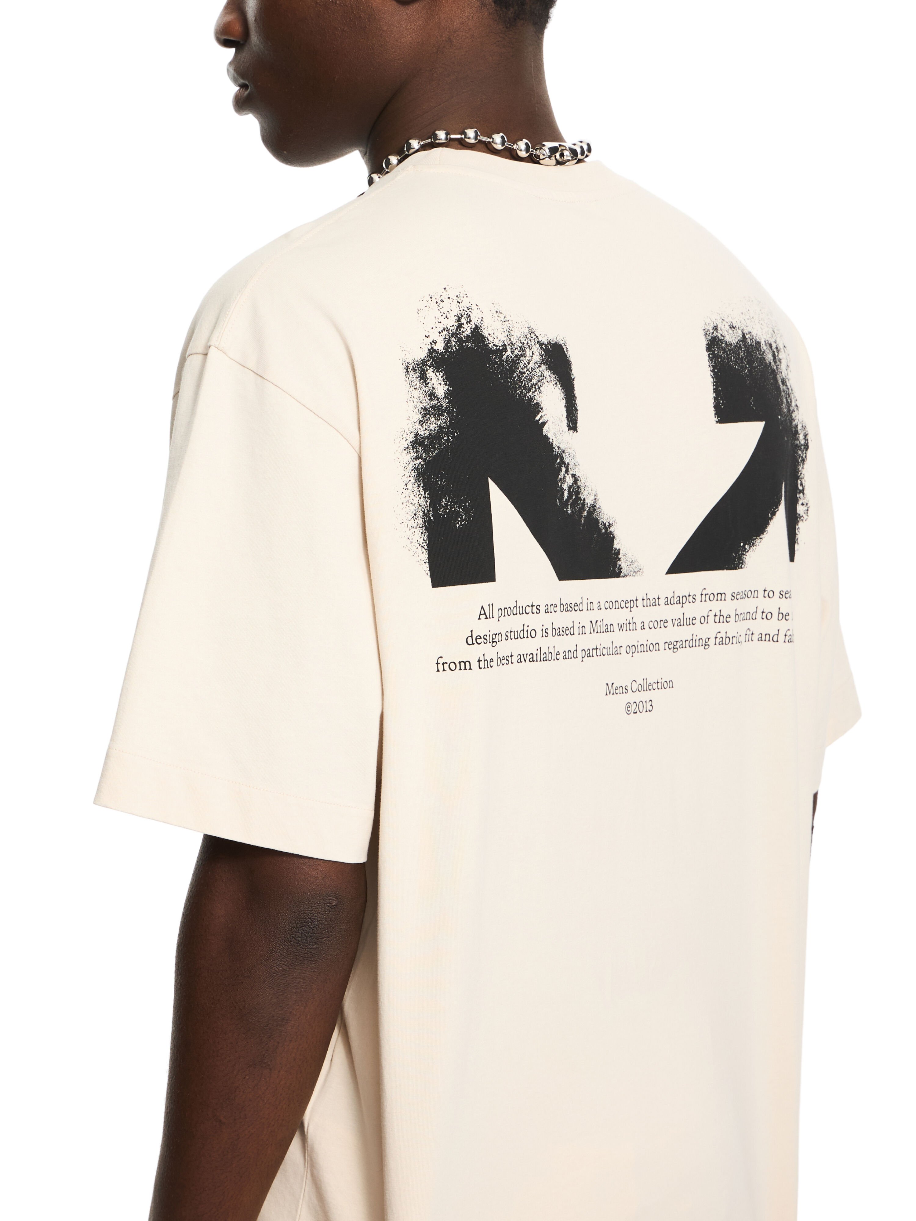 OFF WHITE Half Arrow Skate T-shirt PUMICE STONE 44MAA120S26J008