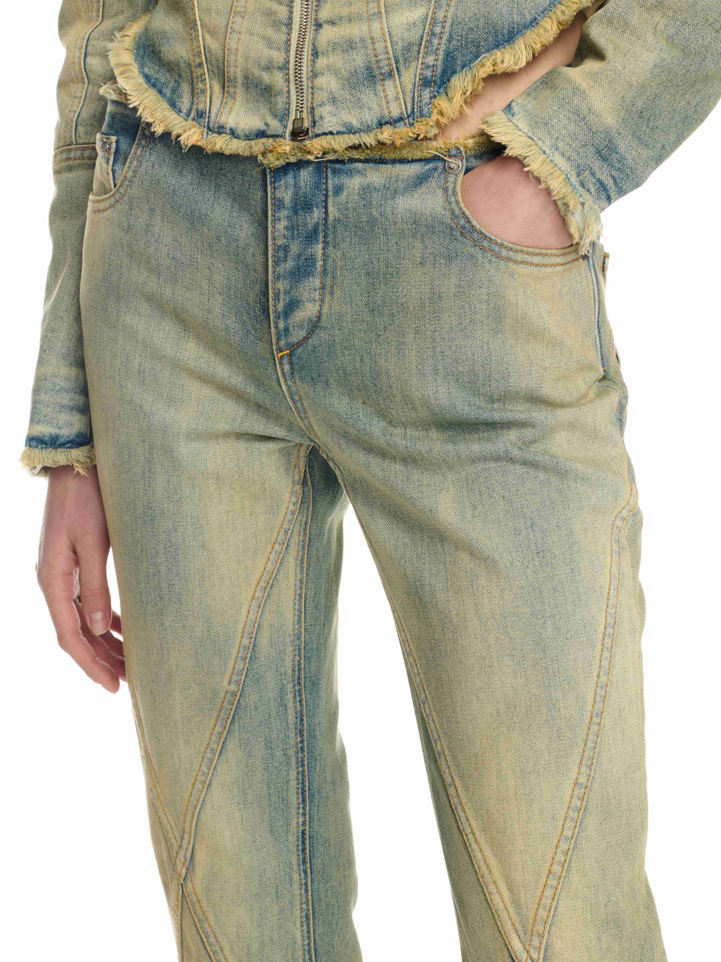 OFF WHITE Blue Jane Denim Pants BLUE OWYB01GZ25DEN001