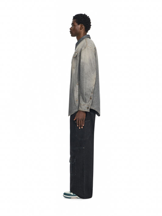 Bookish Workwear Denim Overshirt OFF WHITE Bookish Workwear Denim Overshirt SUN FADED GREY 44MYD05WF26D001