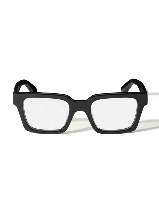 OFF WHITE Clip On Light Blue Lens Sunglasses Shiny Black OW9000104550