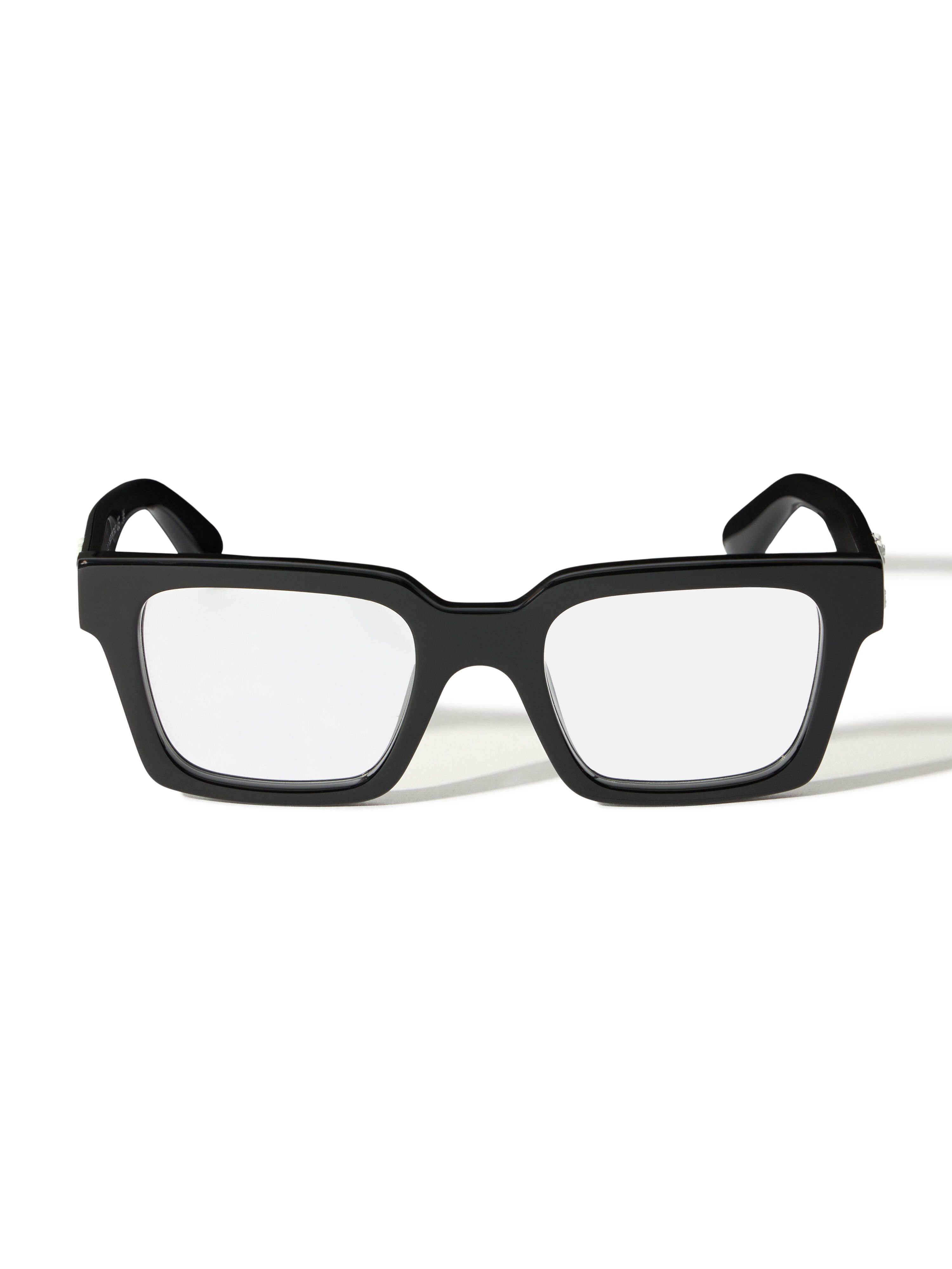 OFF WHITE Clip On Light Blue Lens Sunglasses Shiny Black OW9000104550