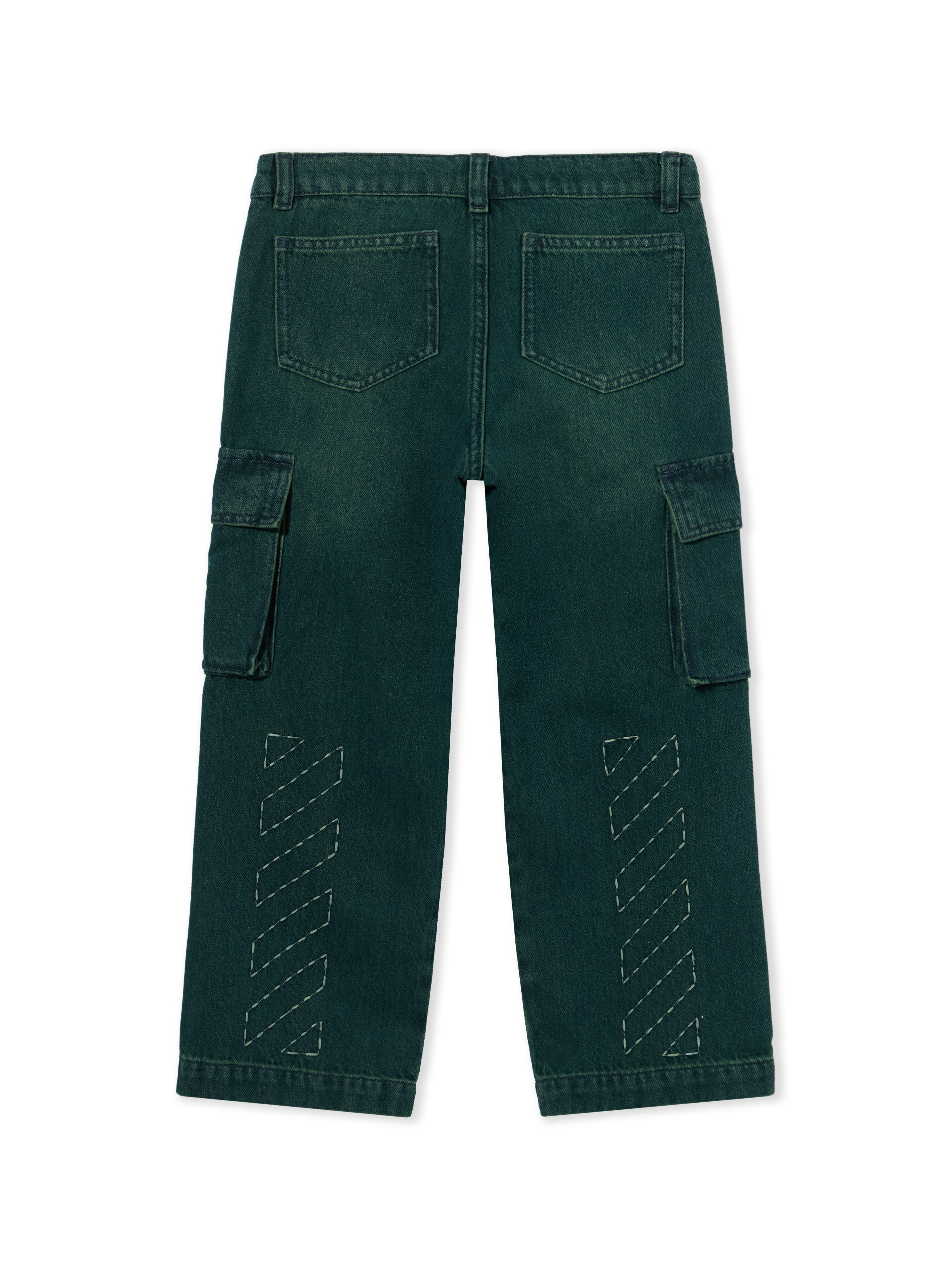 Stitch Diag Denim Cargo Pants OFF WHITE Stitch Diag Denim Cargo Pants PINE GROVE 44BYB002F26D002