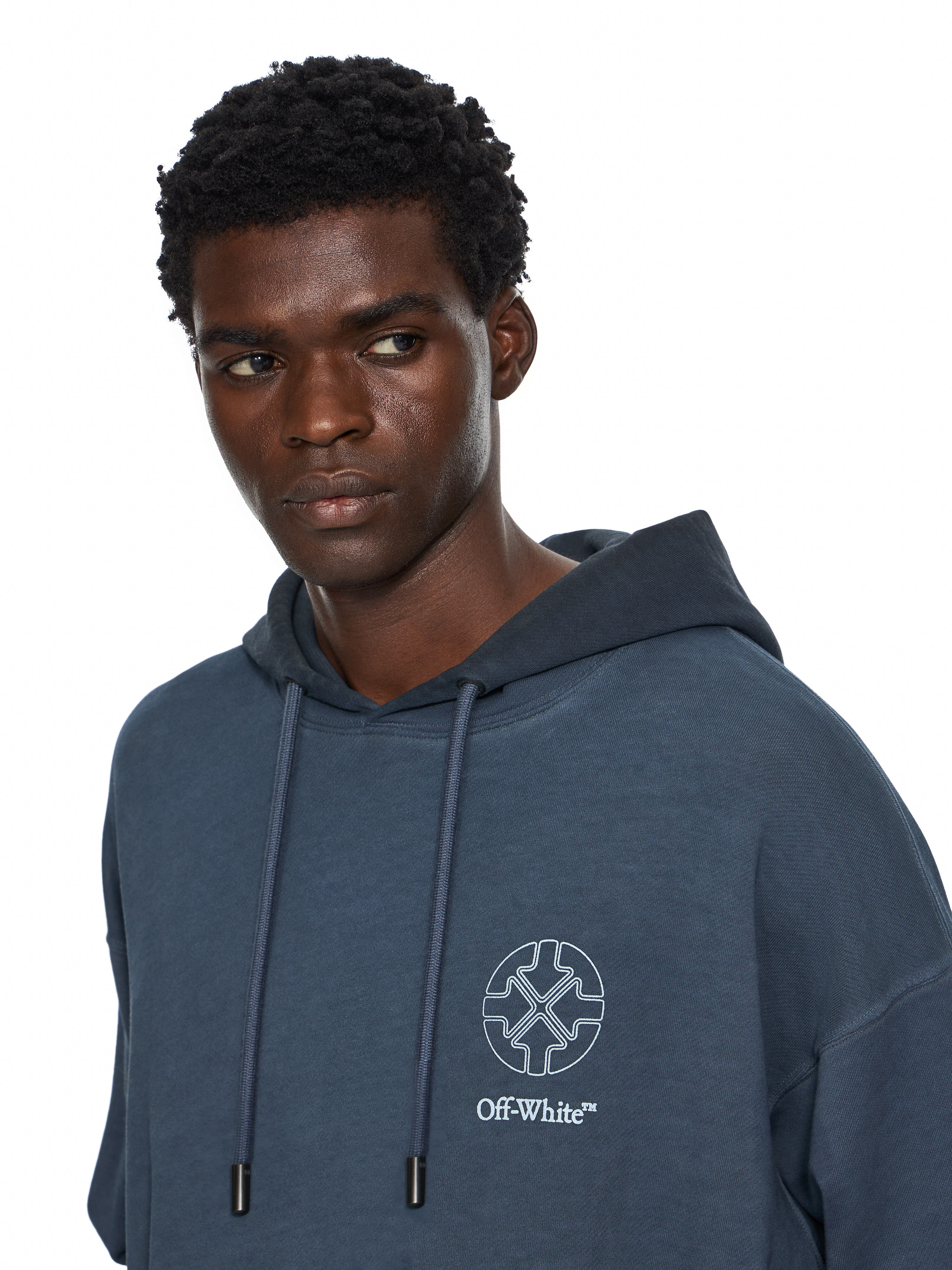 Offline Half Arrow Skate Hoodie OFF WHITE Offline Half Arrow Skate Hoodie CLOUD BLU GRAPHITE 44MBB085F26F00W
