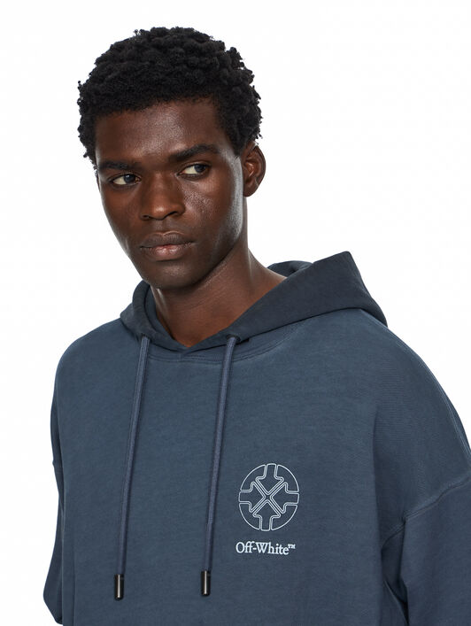 Offline Half Arrow Skate Hoodie OFF WHITE Offline Half Arrow Skate Hoodie CLOUD BLU GRAPHITE 44MBB085F26F00W