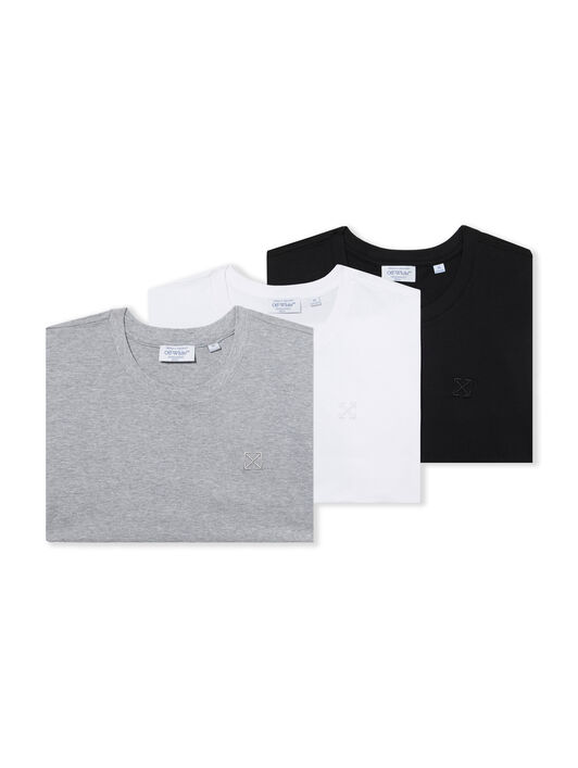 Arrows Undershirts 3-Pack OFF WHITE Arrows Undershirts 3-Pack BLACK/WHITE/HEATHER GREY OW9100050