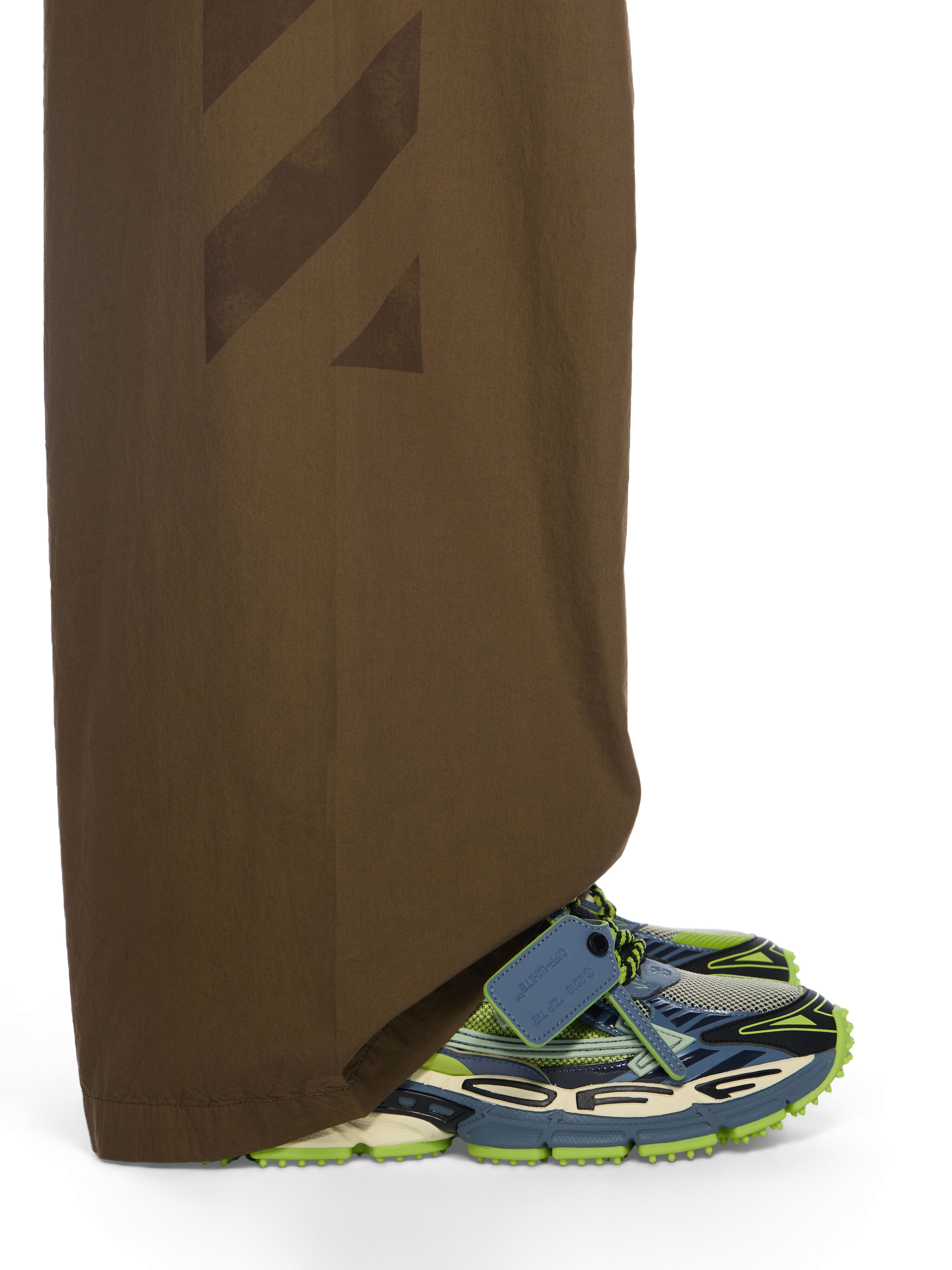 オフイン Be Right Back Sneakers in CREAM - OLIVE GREEN for Men | Off-White™
