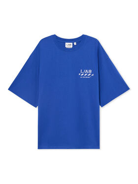 L/AB Diagonal Oversized T-Shirt LAB L/AB Diagonal Oversized T-Shirt COBALT BLUE 44LABF26T054