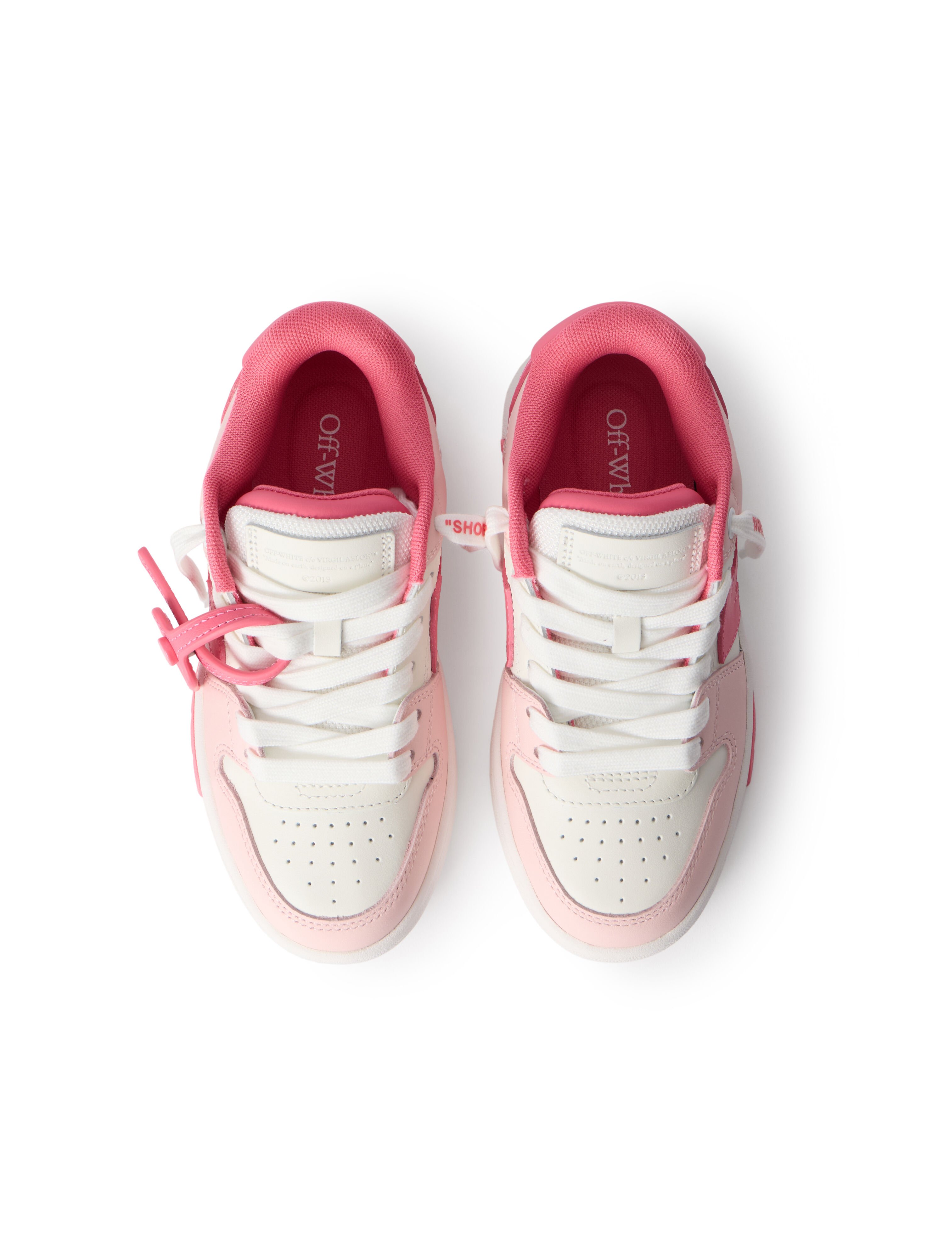 OFF WHITE Out Of Office Sneakers WHITE - SOFT PINK OGIA007F25LEA001