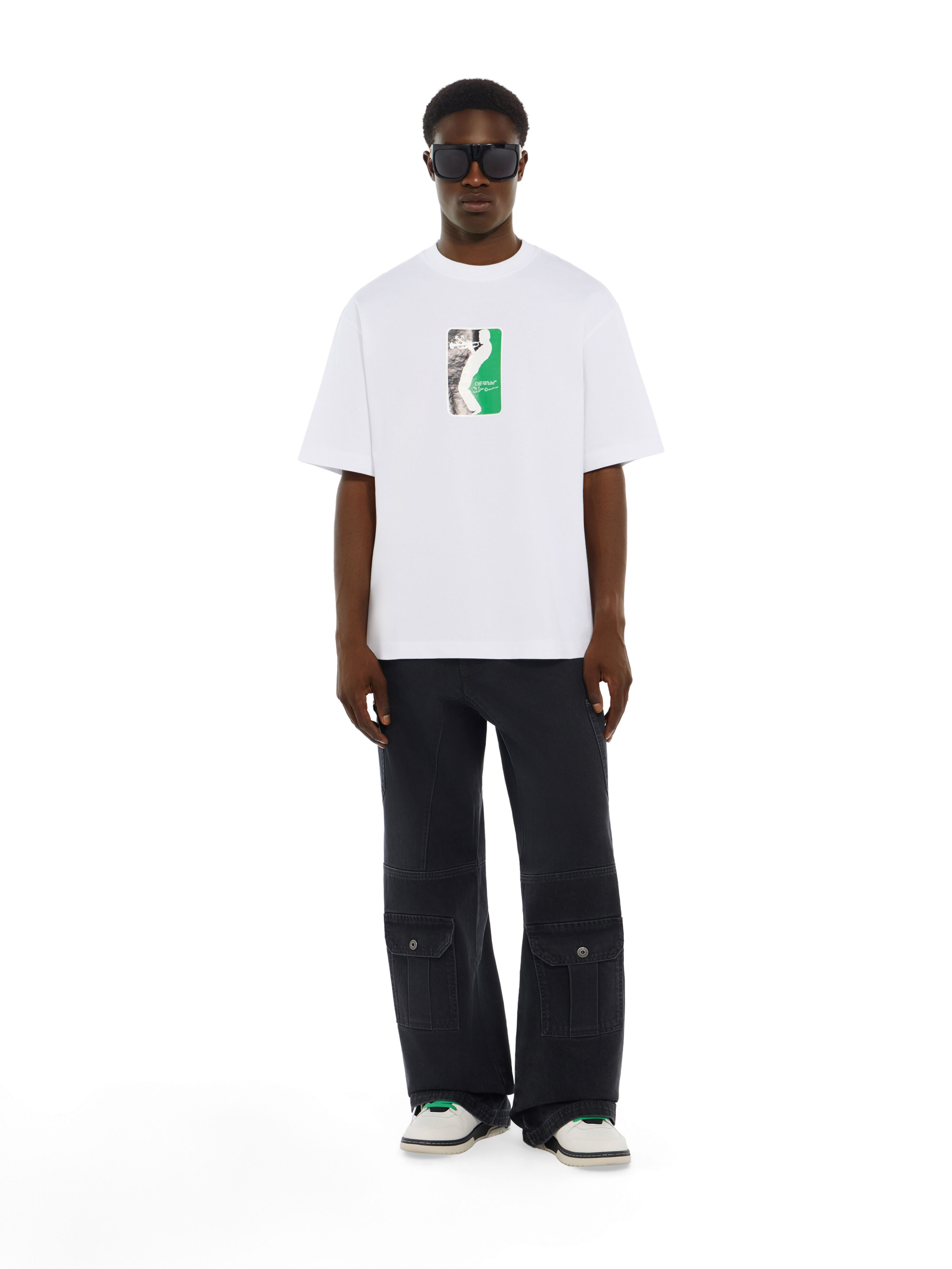 Miles Davis League Skate T-Shirt OFF WHITE Miles Davis League Skate T-Shirt WHITE 44MAA120W26J004