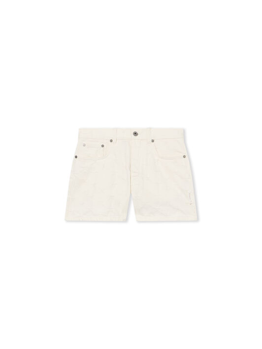 OFF WHITE Star Jacquard Doll Denim Shorts White Star-No Color 2YC019S26DEN001