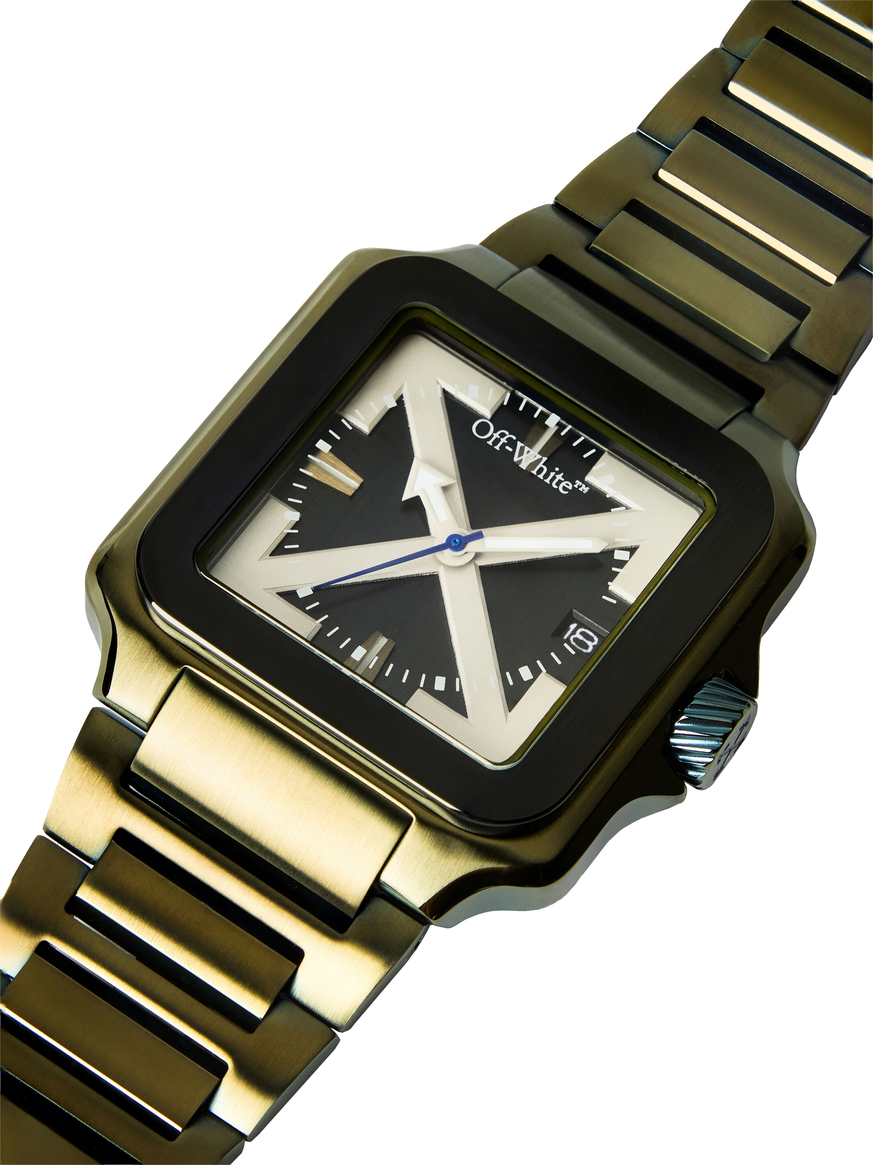 "Proto Layer" Watch OFF WHITE "Proto Layer" Watch Two Tone Olive & Black OW1G009M